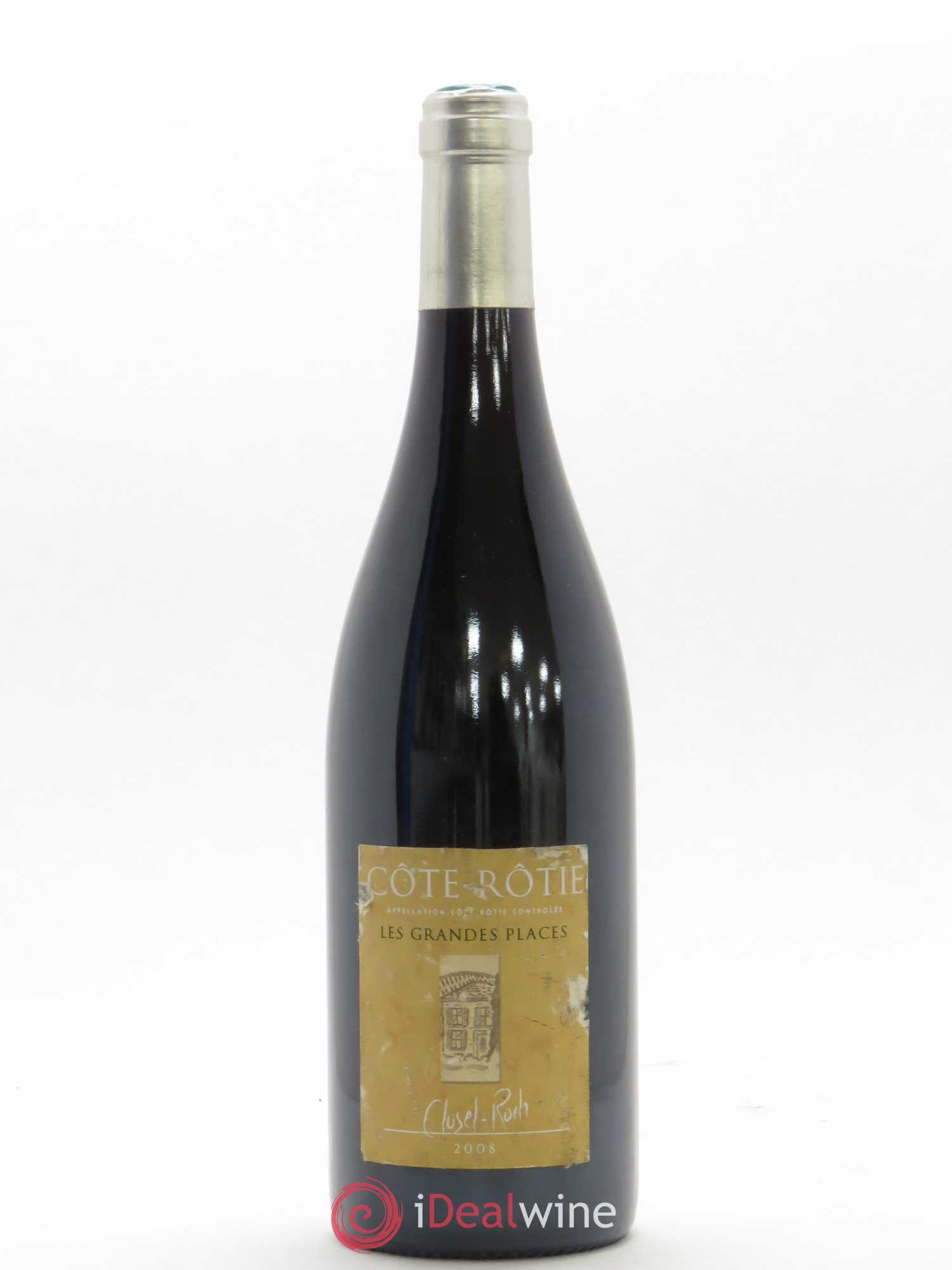 Côte-Rôtie Les Grandes Places Clusel-Roch 2008 - Lot de 1 bouteille - 0