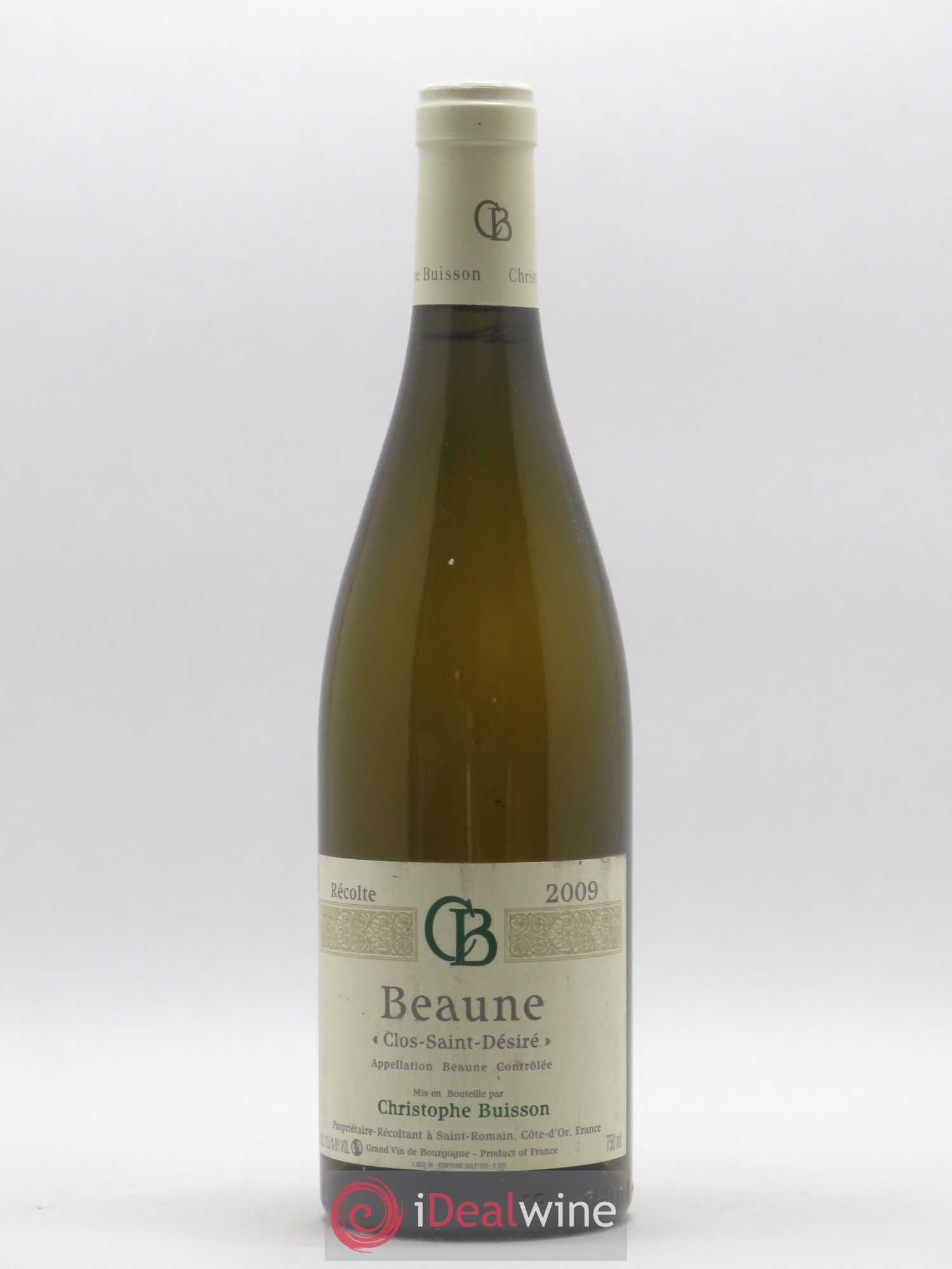 Beaune Clos Saint Désiré Christophe Buisson 2009 - Posten von 1 Flasche - 0