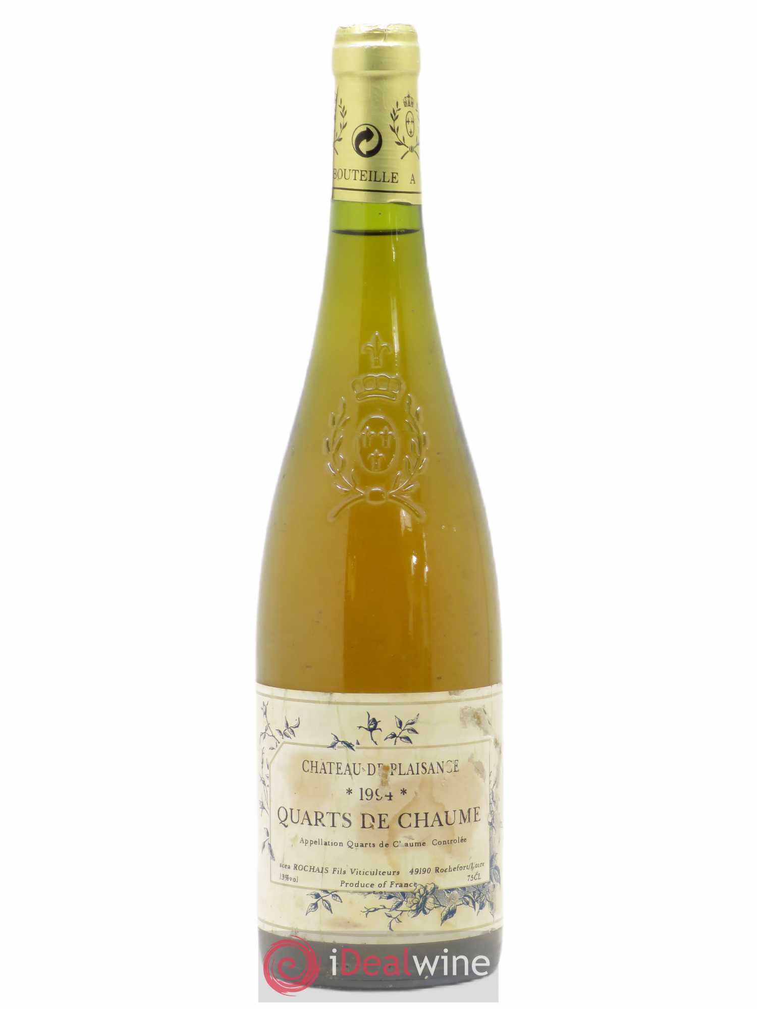 Quarts de Chaume Rochais Château de Plaisance 1994 - Lotto di 1 bottiglia - 0
