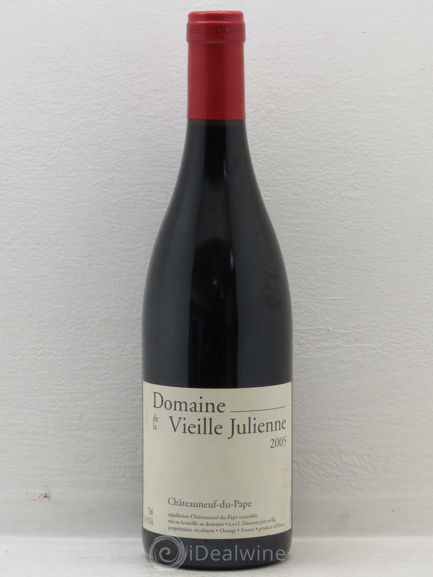 Châteauneuf-du-Pape Vieille Julienne (Domaine de la) Jean-Paul Daumen 2005 - Lot de 1 bouteille - 0