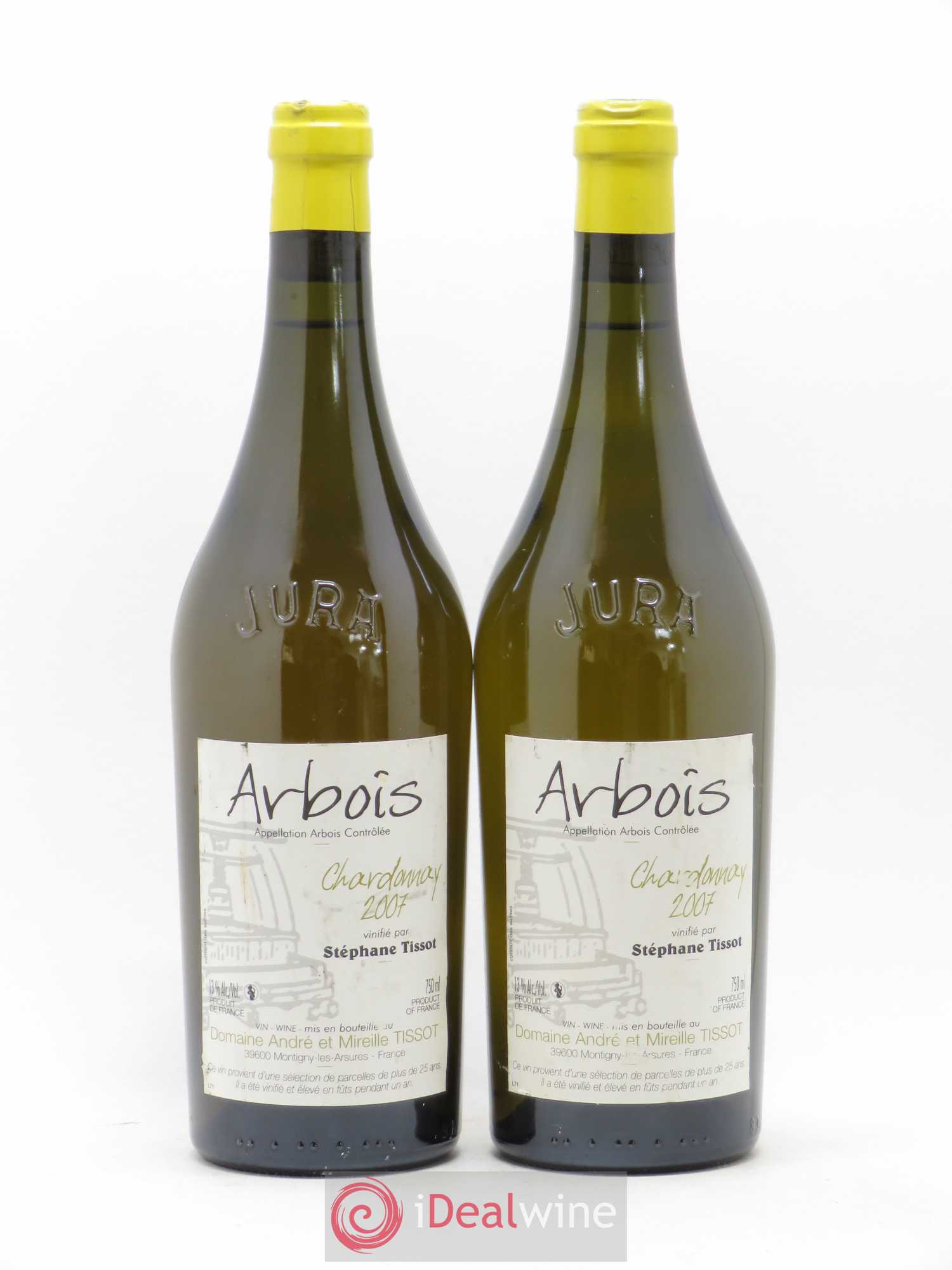 Arbois Chardonnay Stéphane Tissot 2007 - Posten von 2 Flaschen - 0