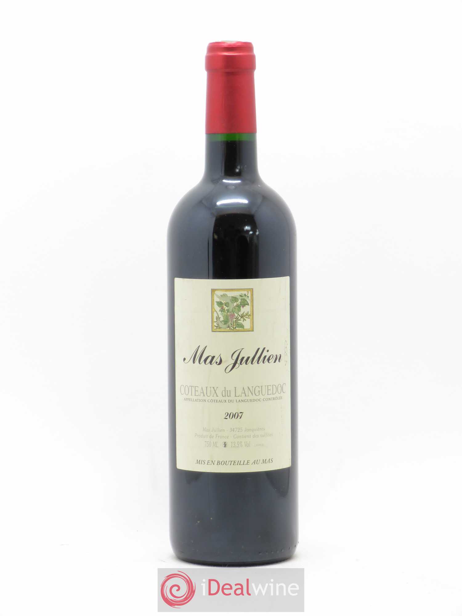 Terrasses du Larzac Mas Jullien Olivier Jullien 2007 - Lot de 1 bouteille - 0