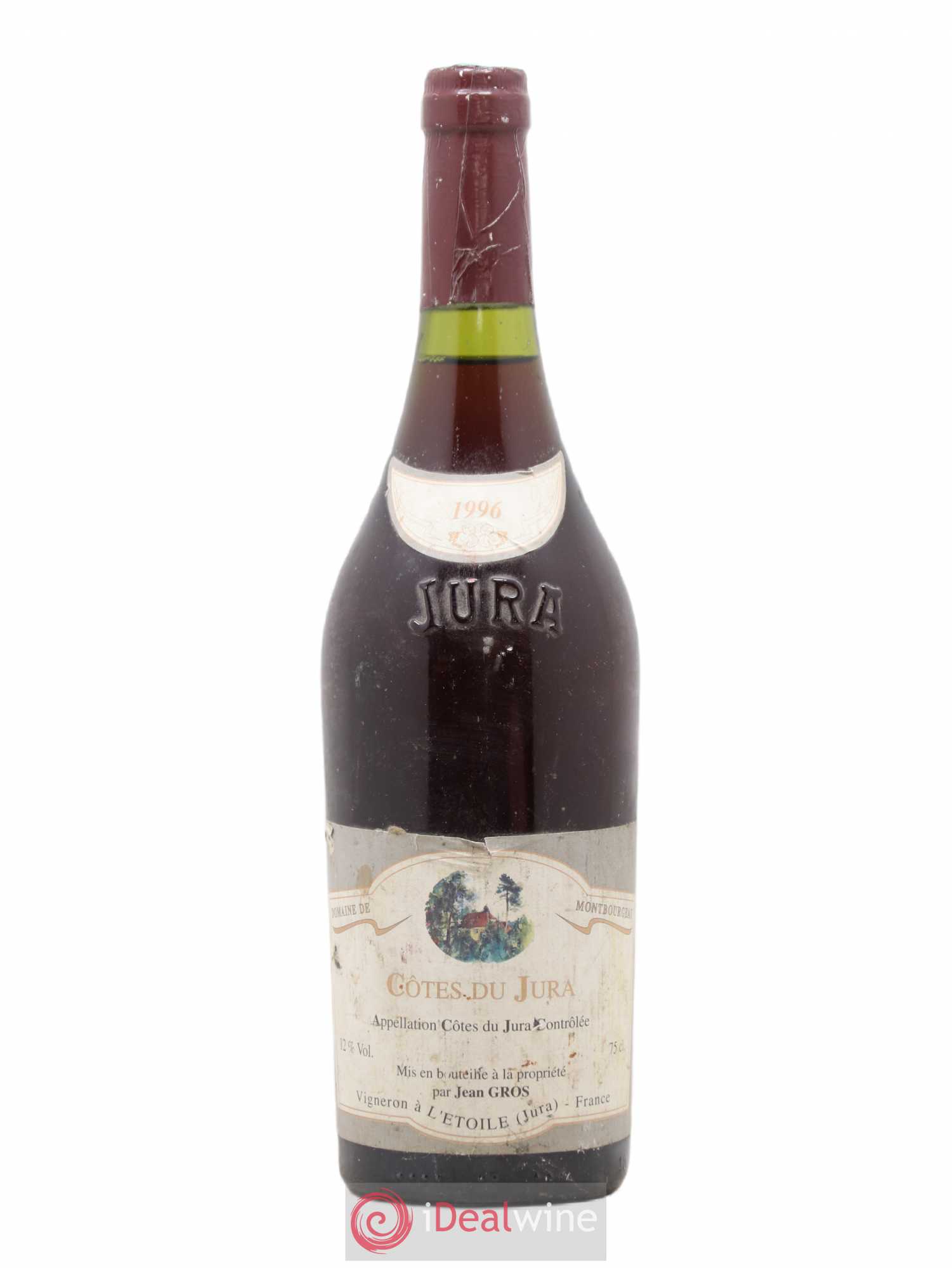 Côtes du Jura Montbourgeau (Domaine de) Jean Gros 1996 - Posten von 1 Flasche - 0