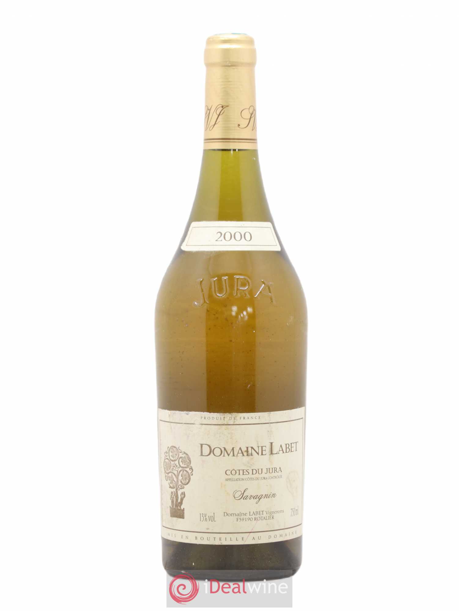 Côtes du Jura Savagnin Domaine Labet 2000 - Posten von 1 Flasche - 0