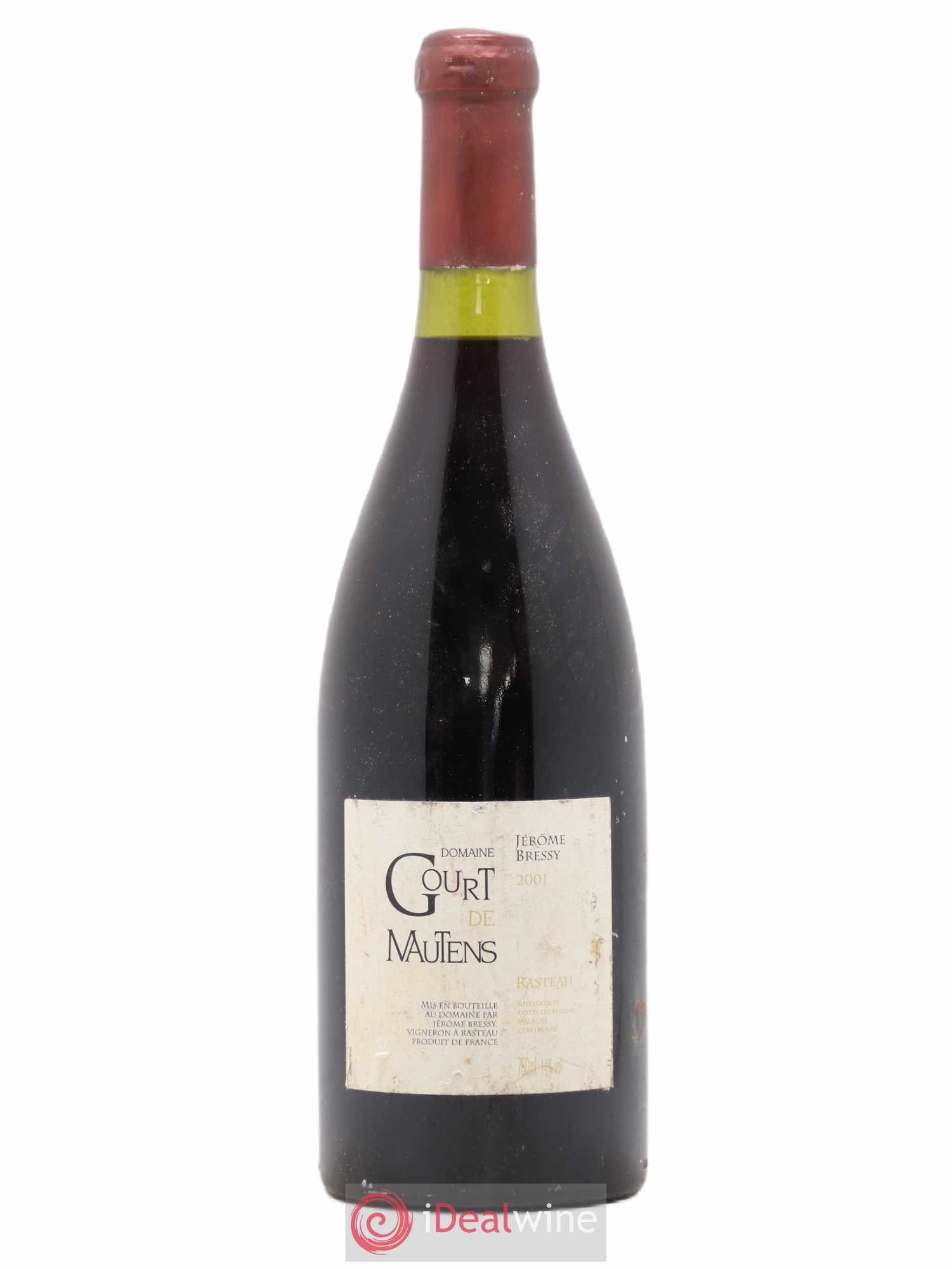 Rasteau Domaine Gourt de Mautens - Jérôme Bressy 2001 - Lot de 1 bouteille - 0