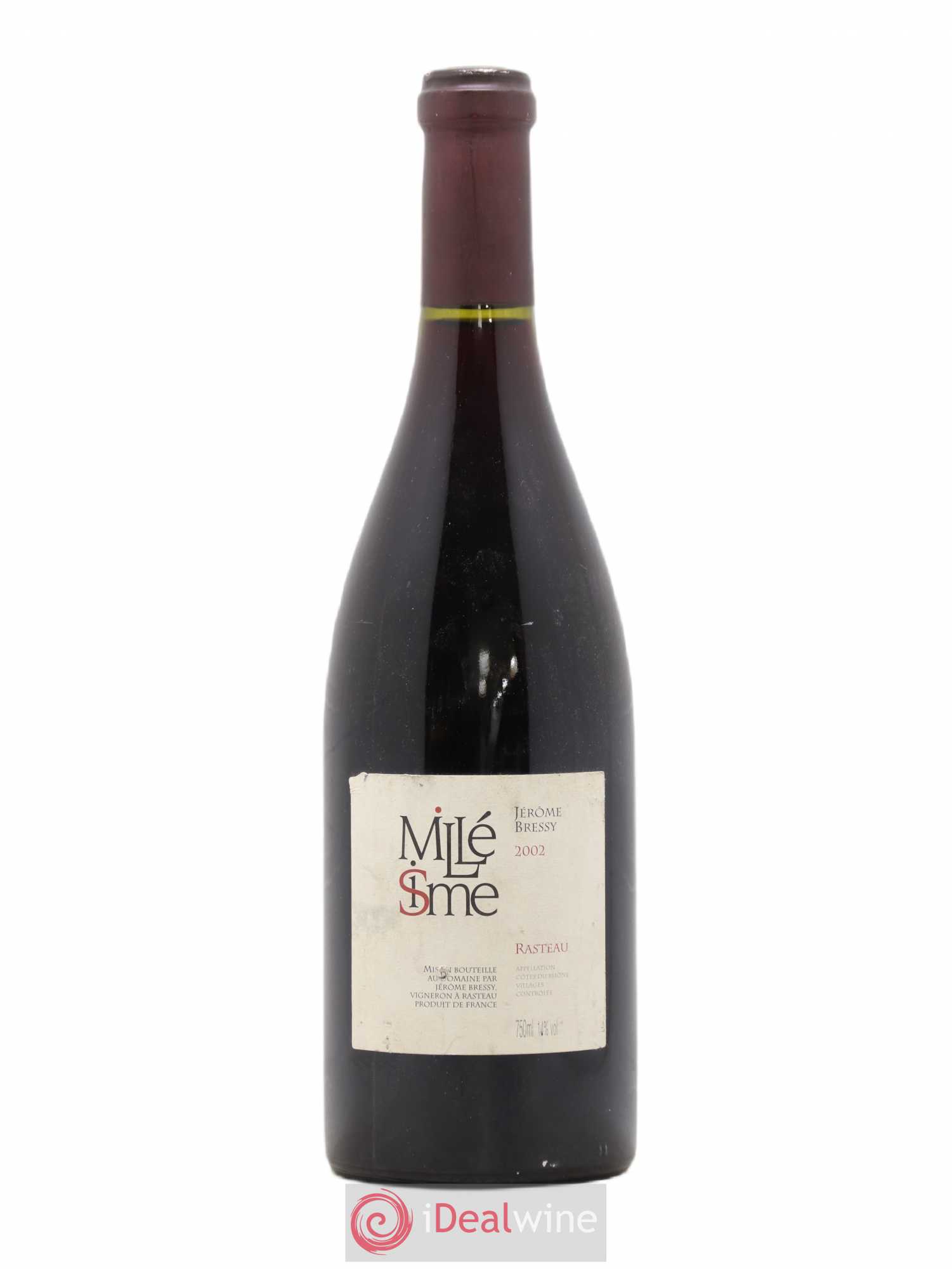 Rasteau Domaine Gourt de Mautens - Jérôme Bressy 2002 - Lot de 1 bouteille - 0