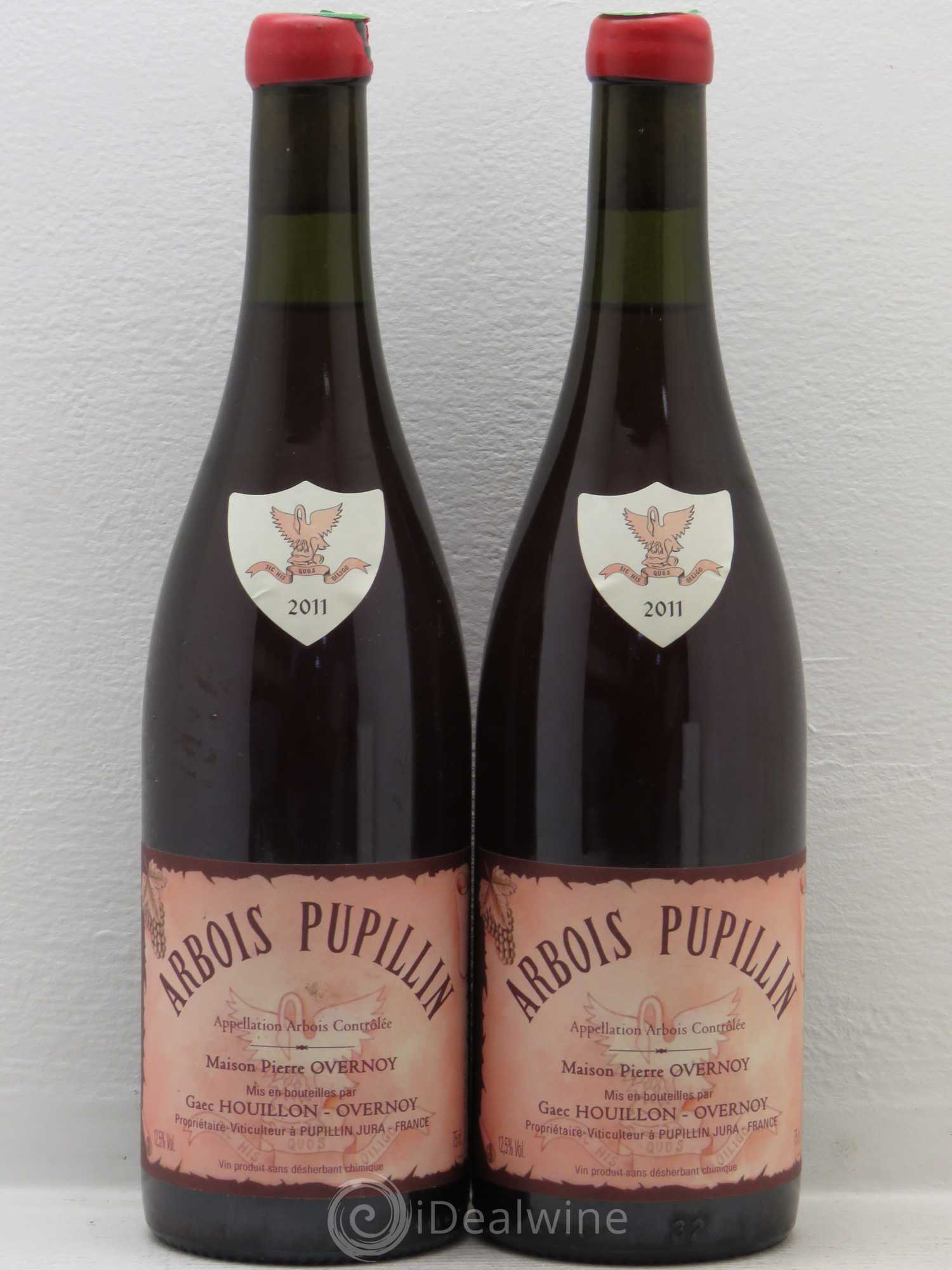 Arbois-Pupillin Poulsard (cire rouge) Overnoy-Houillon (Domaine) Plousard 2011 - Lot de 2 bouteilles - 0