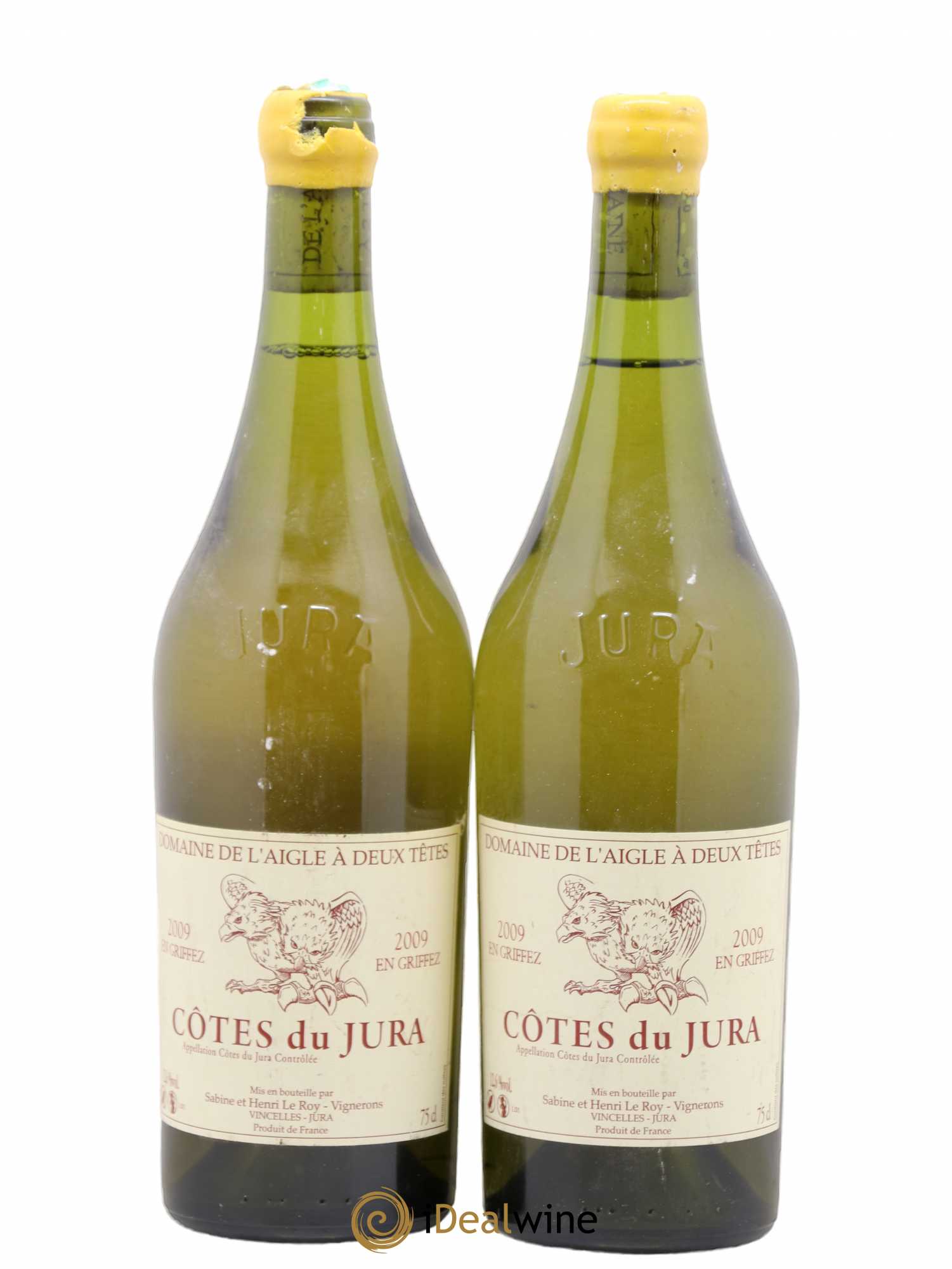 Côtes du Jura Aigle à deux têtes 2009 - Posten von 2 Flaschen - 0