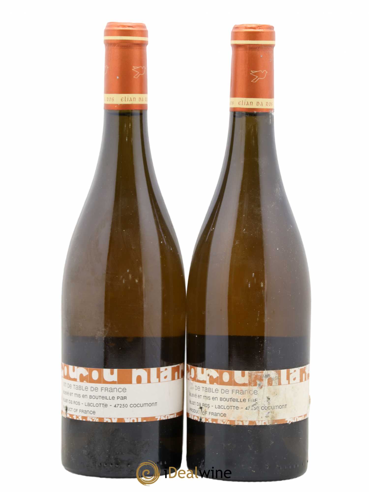 Vin de table 1/2 Sec Elian Da Ros 2005 - Posten von 2 Flaschen - 0
