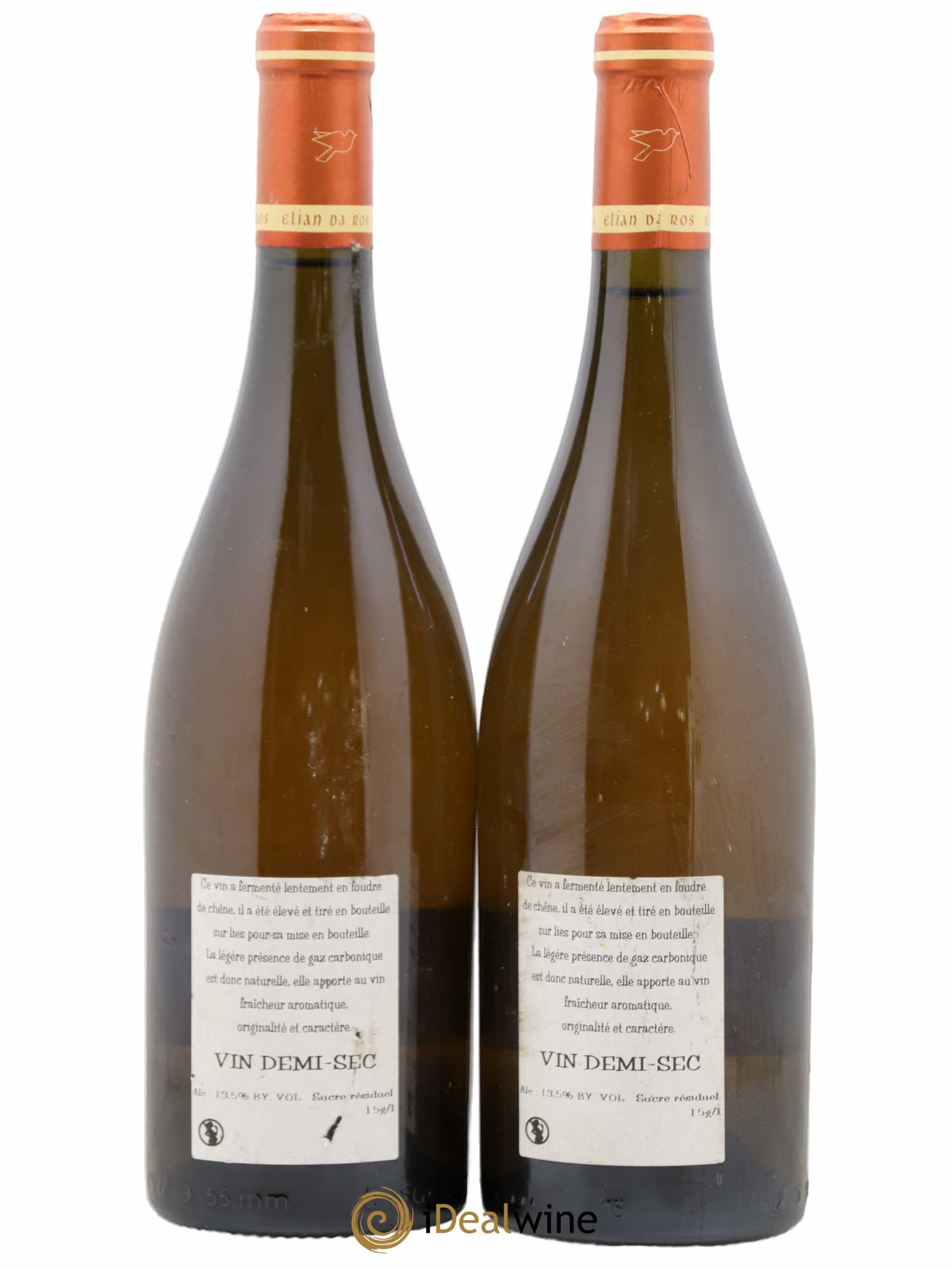 Vin de table 1/2 Sec Elian Da Ros 2005 - Posten von 2 Flaschen - 1