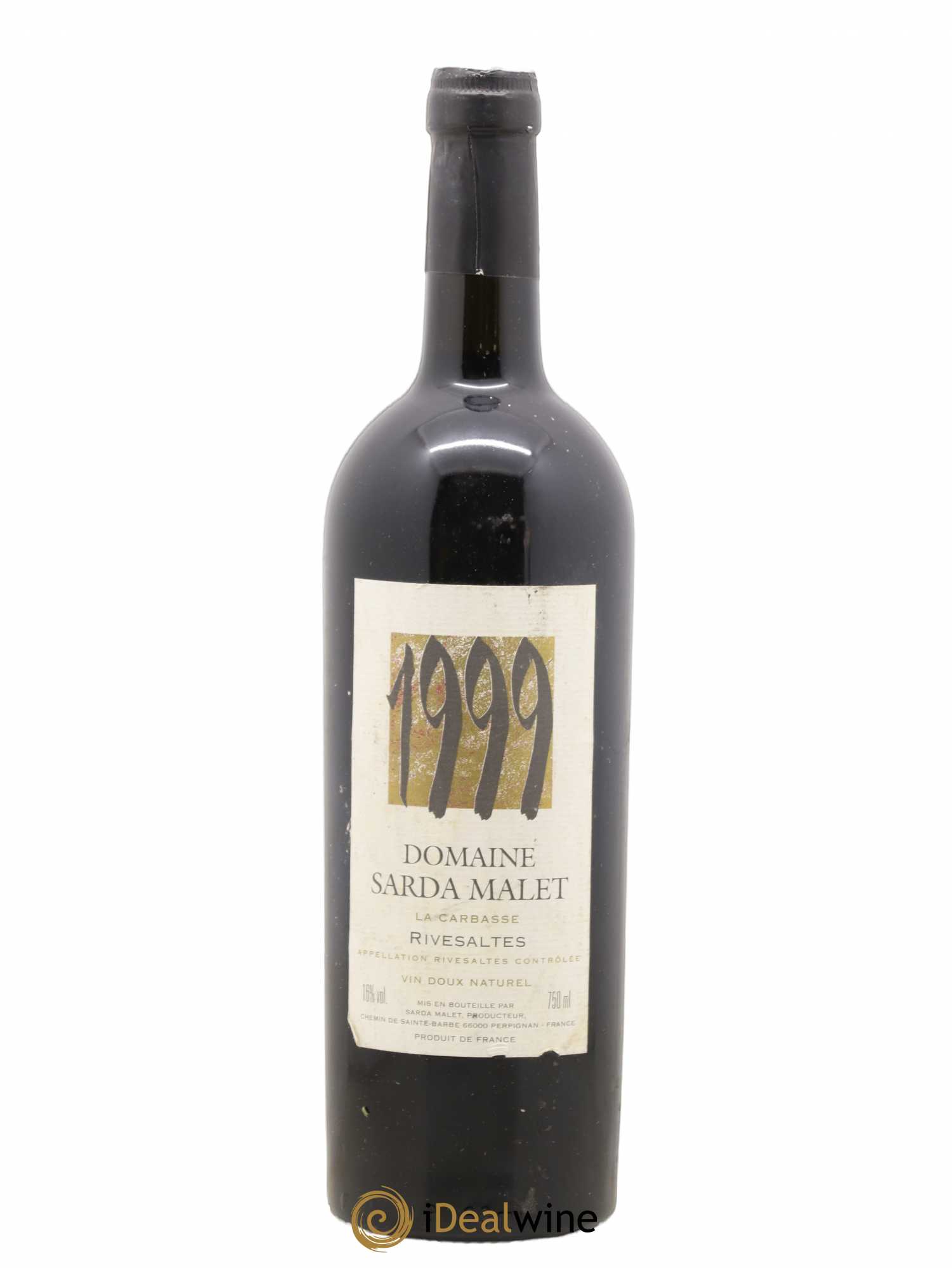 Rivesaltes Sarda Malet La Carbasse 1999 - Posten von 1 Flasche - 0