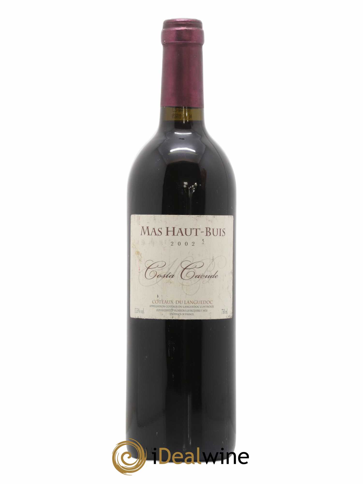 Coteaux du Languedoc Terrasses Larzac Costa Caoude Domaine Mas Haut Buis 2002 - Posten von 1 Flasche - 0