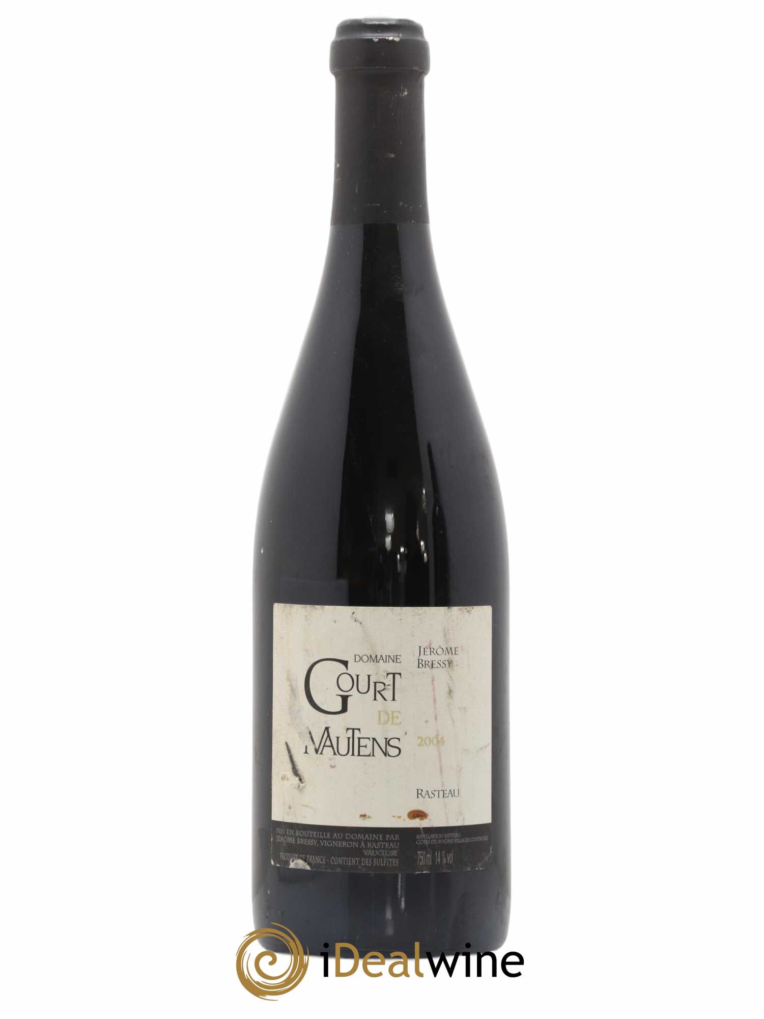 Rasteau Domaine Gourt de Mautens - Jérôme Bressy 2004 - Lot de 1 bouteille - 0