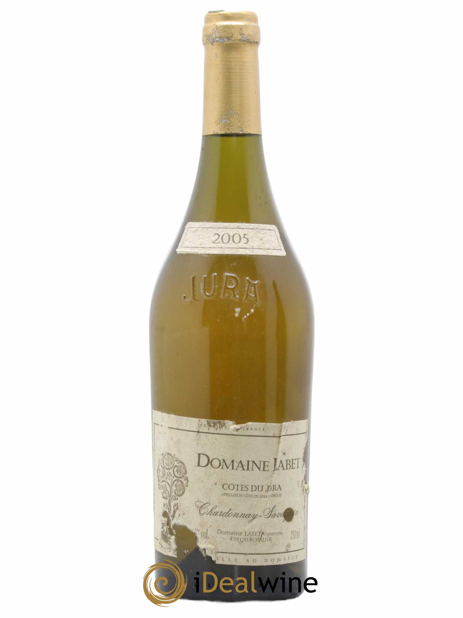 Côtes du Jura Vin de Voile Chardonnay-Savagnin cuvée de garde Romain - Julien - Charline Labet 2005 - Lot de 1 bouteille - 0