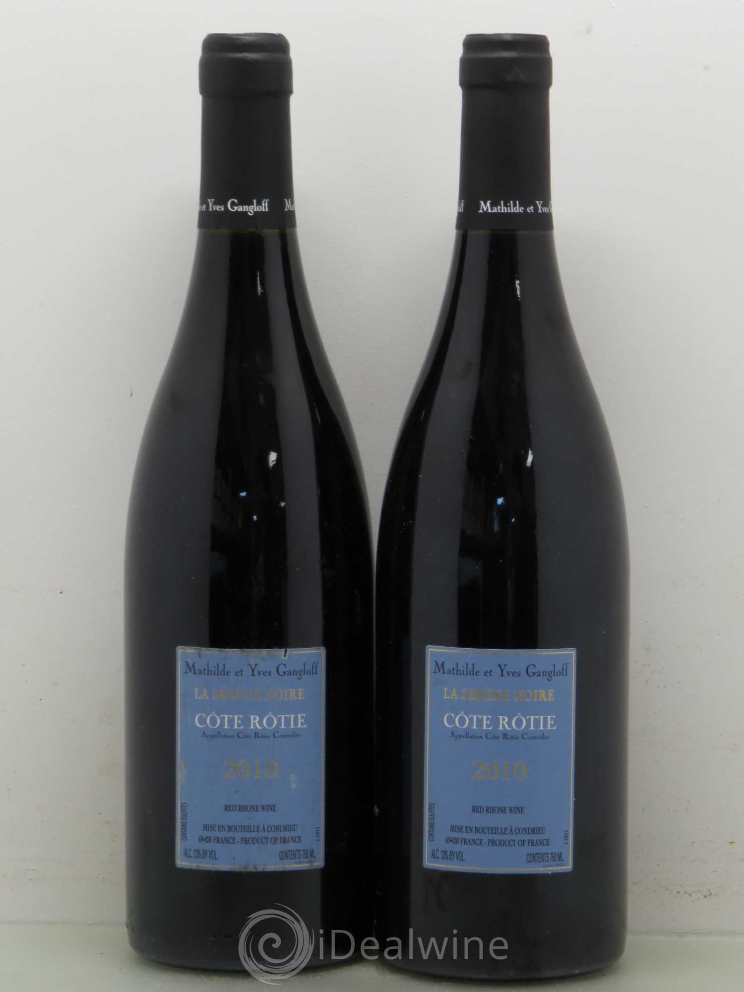 Côte-Rôtie La Sereine Noire Gangloff (Domaine) 2010 - Lot de 2 bouteilles - 1