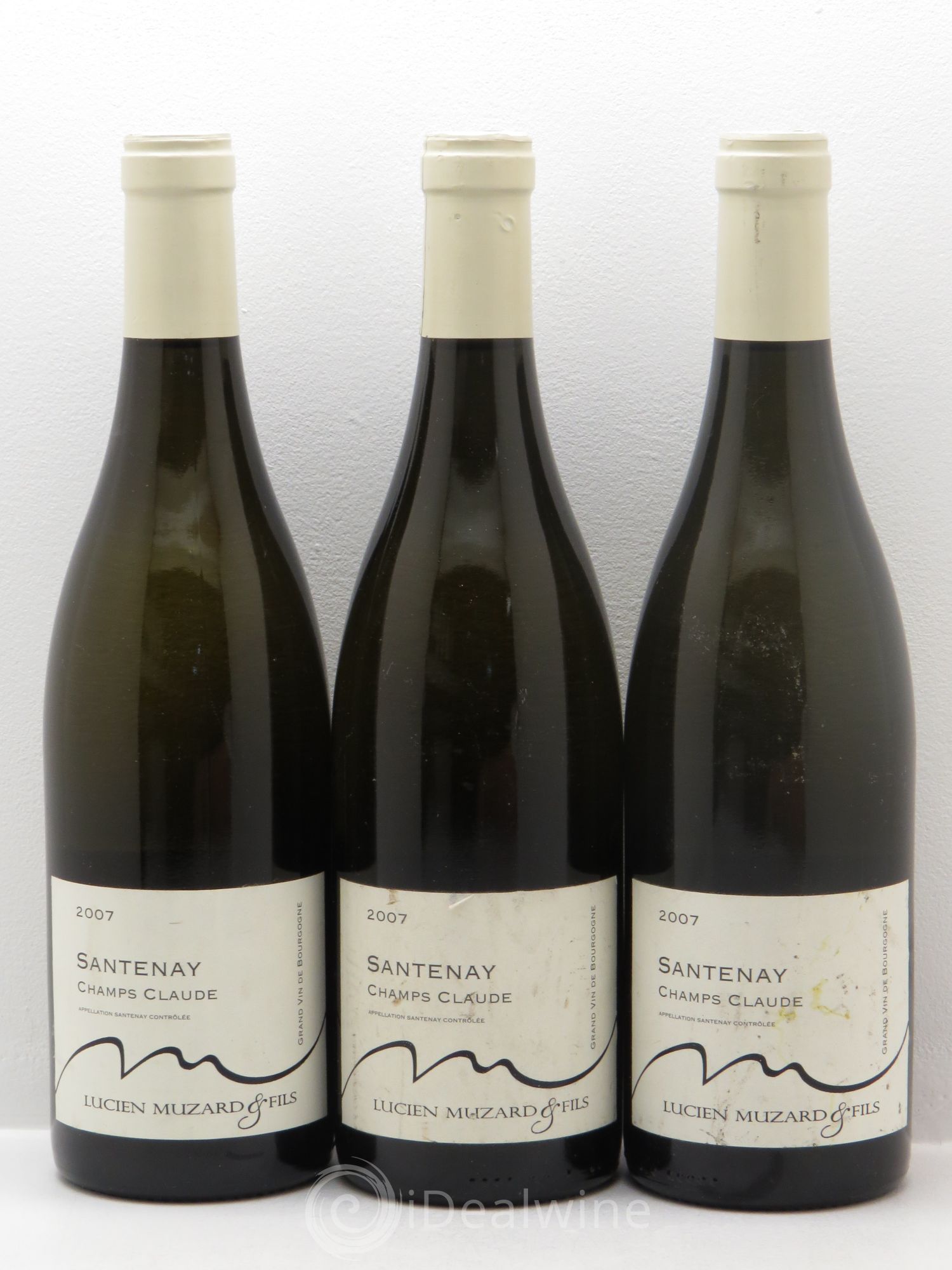 Santenay Les Champs Claudes - Lucien Muzard 2007 - Posten von 3 Flaschen - 0