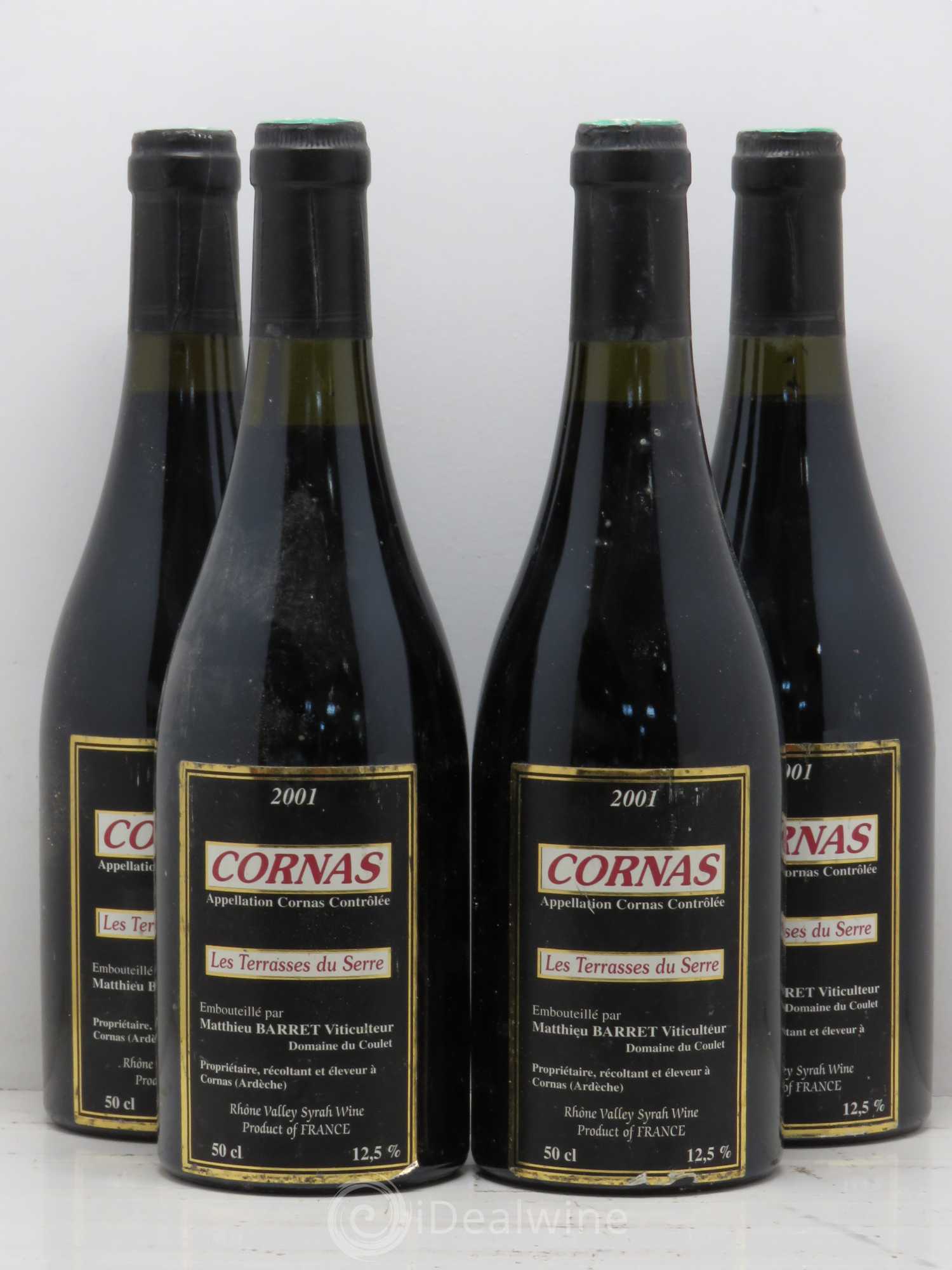 Cornas 2001 - Posten von 4 Demi-Flaschen - 0