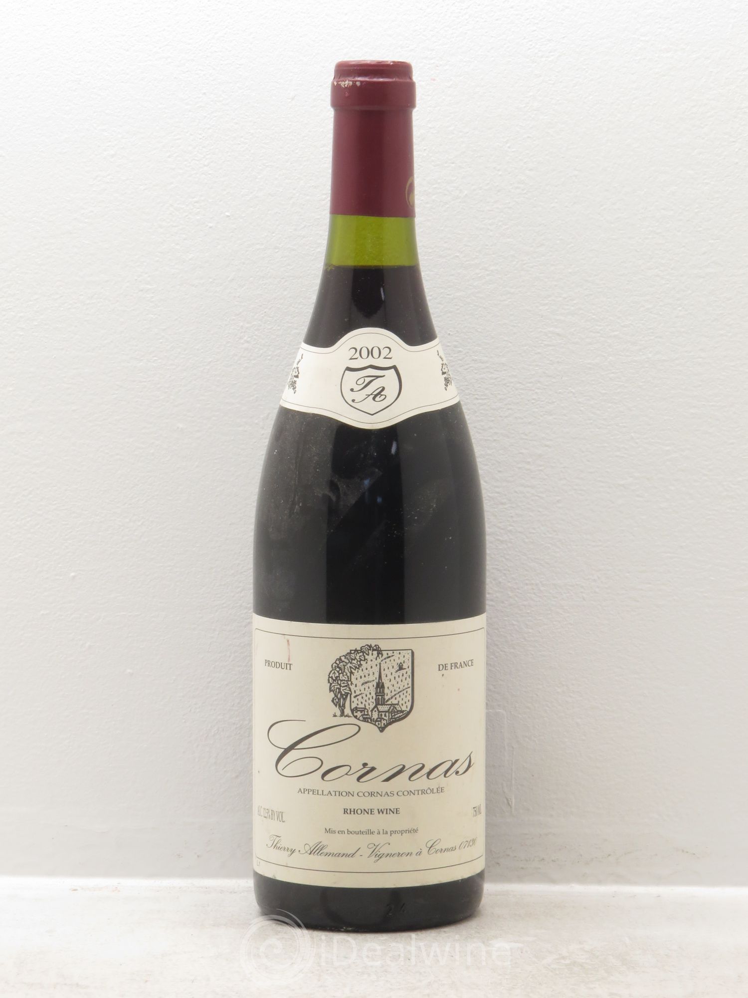 Cornas Thierry Allemand 2002 - Lot de 1 bouteille - 0