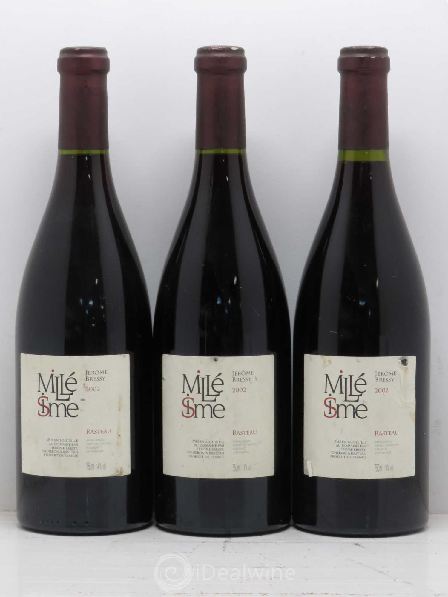 Rasteau Domaine Gourt de Mautens - Jérôme Bressy 2002 - Lot de 6 bouteilles - 2