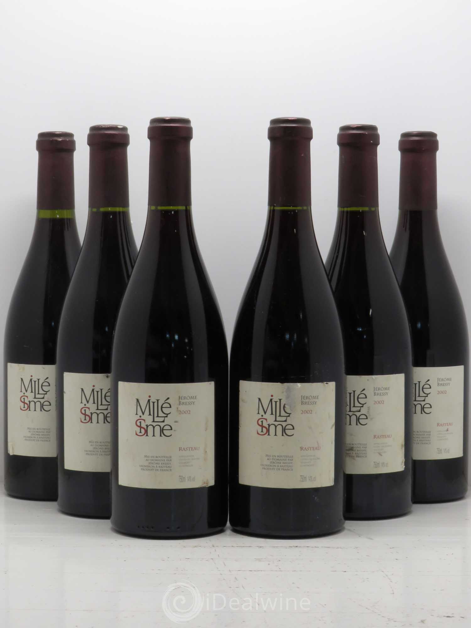 Rasteau Domaine Gourt de Mautens - Jérôme Bressy 2002 - Lot de 6 bouteilles - 0