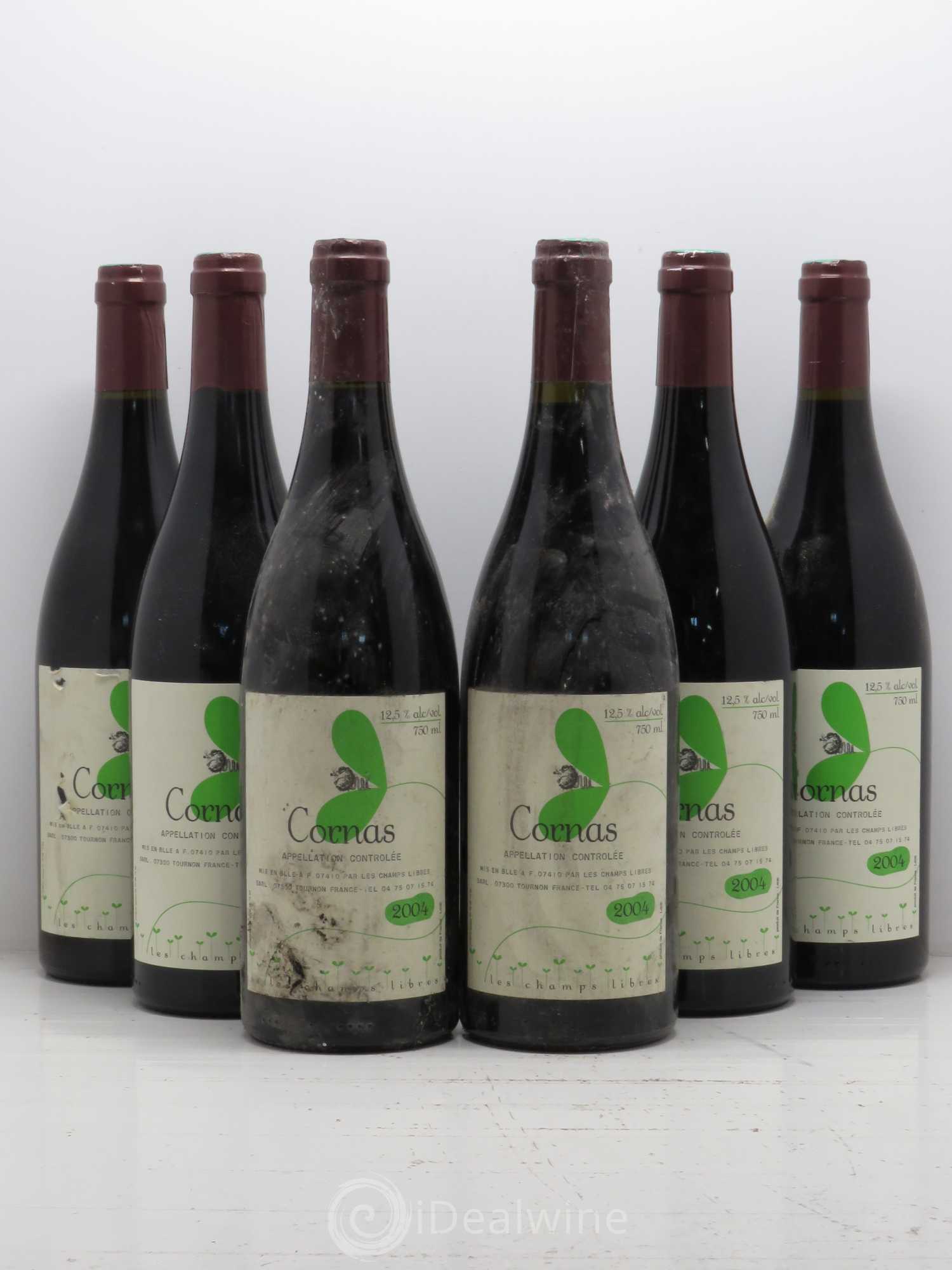 Cornas Champs Libres - Dard et Ribo 2004 - Lot de 6 bouteilles - 0