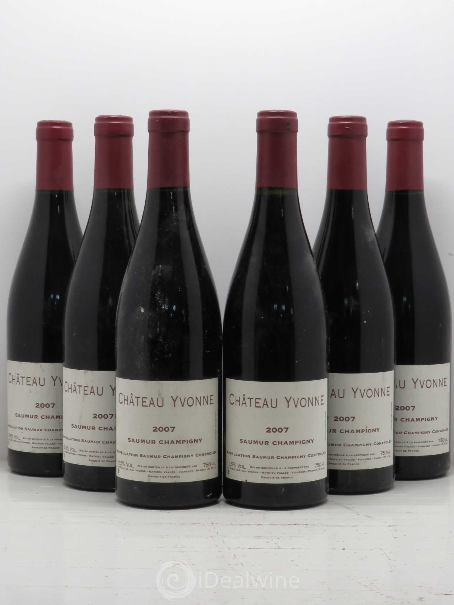 Saumur-Champigny Château Yvonne 2007 - Lot de 6 bouteilles - 0