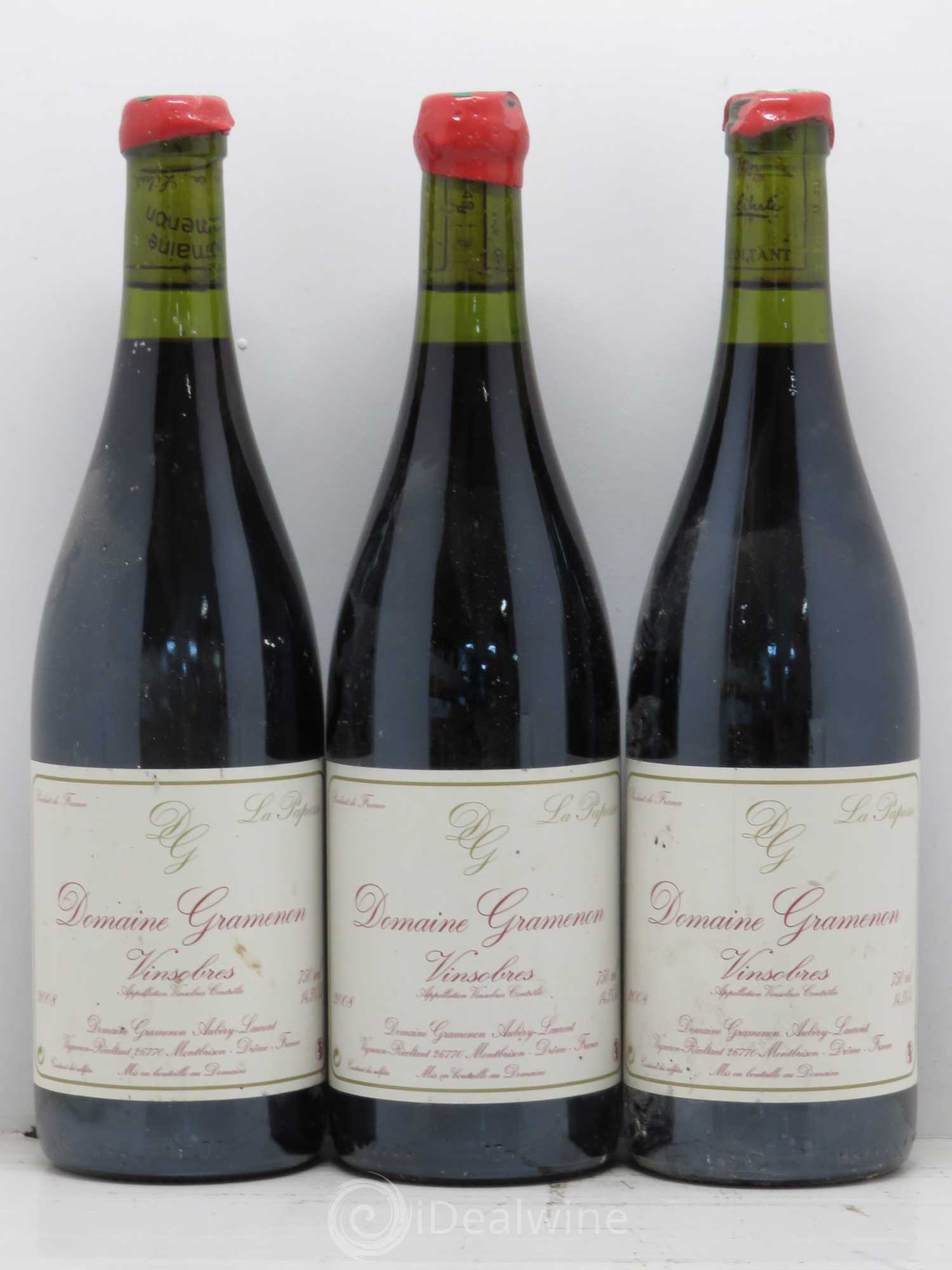 Vinsobres La Papesse Gramenon (Domaine) 2008 - Lot de 6 bouteilles - 2