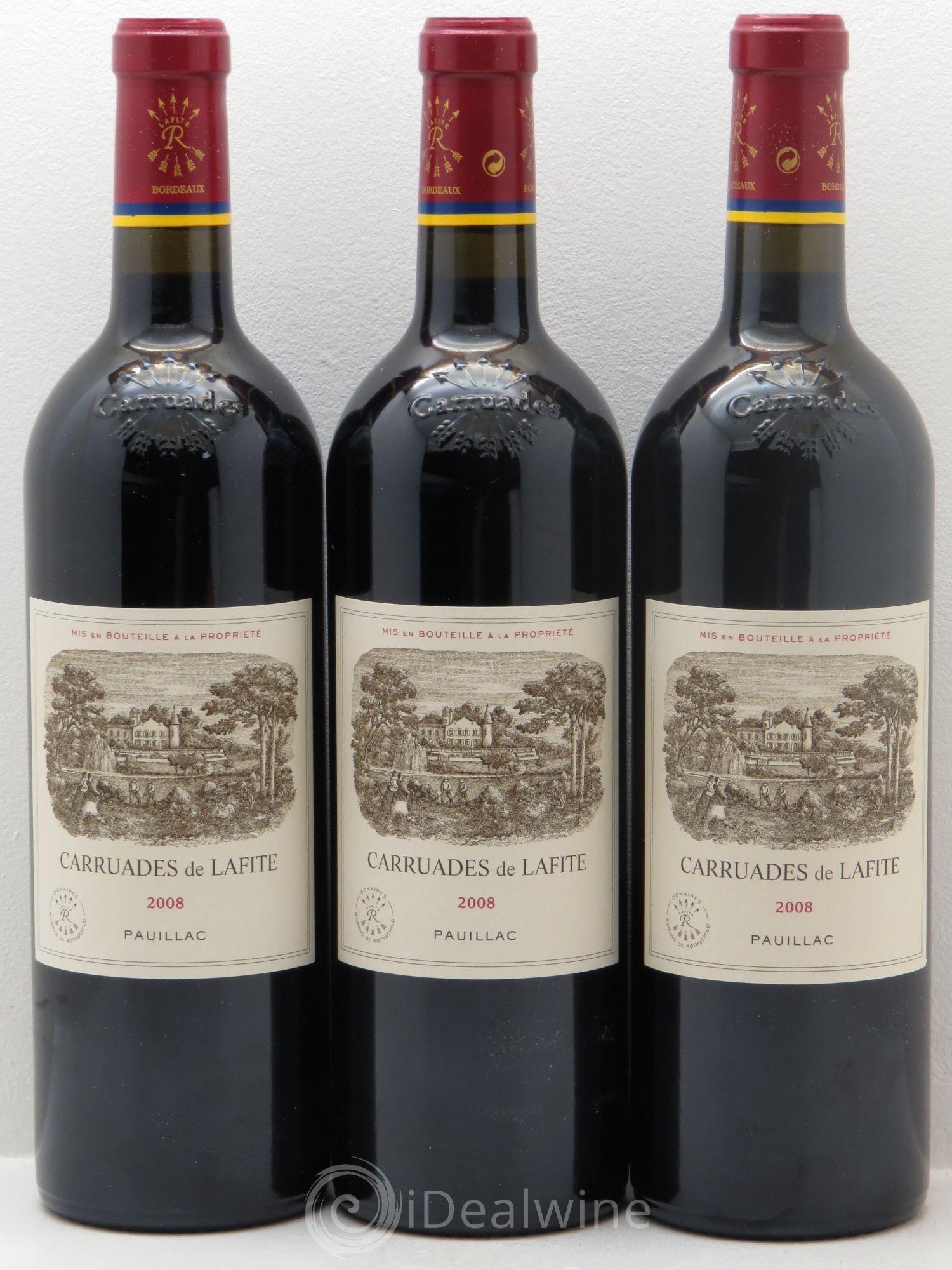 Carruades de Lafite Rothschild Second Vin 2008 - Lot de 12 bouteilles - 1