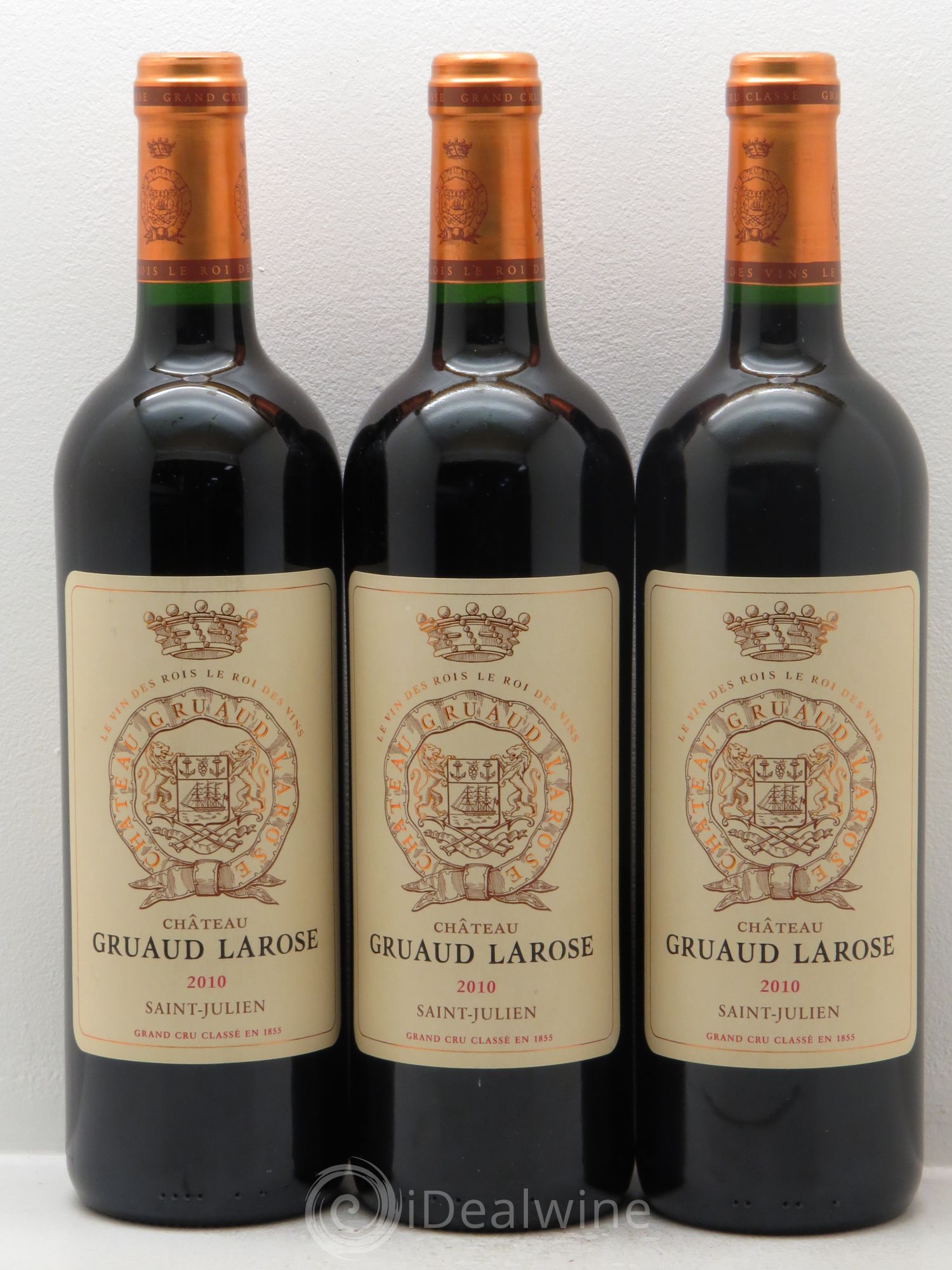 Château Gruaud Larose 2ème Grand Cru Classé 2010 - Lot de 3 bouteilles - 0