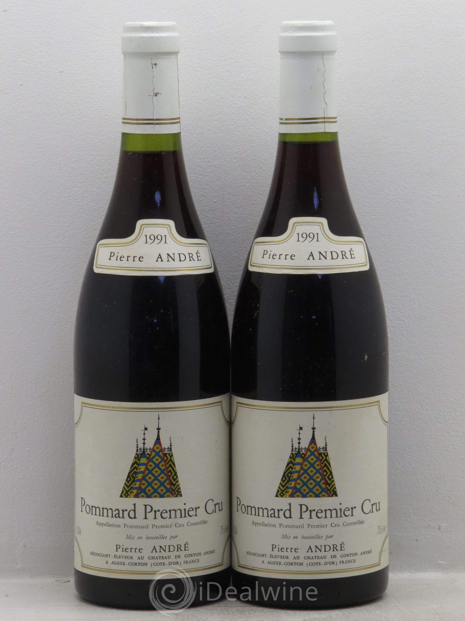 Pommard 1er Cru Pierre André 1991 - Lot de 2 bouteilles - 0