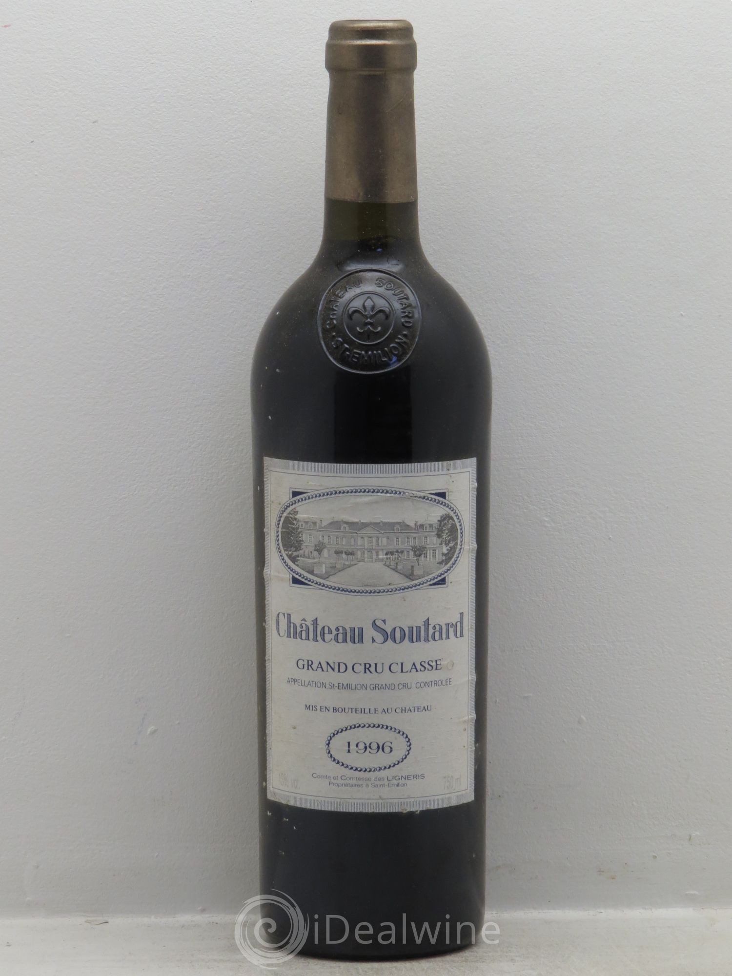 Château Soutard Grand Cru Classé 1996 - Lot de 1 bouteille - 0