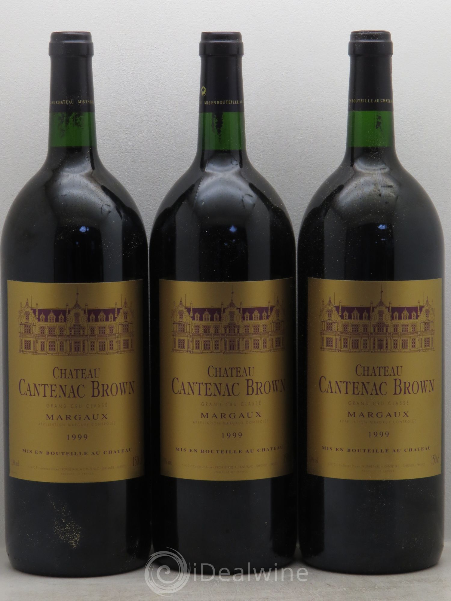 Château Cantenac Brown 3ème Grand Cru Classé 1999 - Lot de 3 magnums - 0
