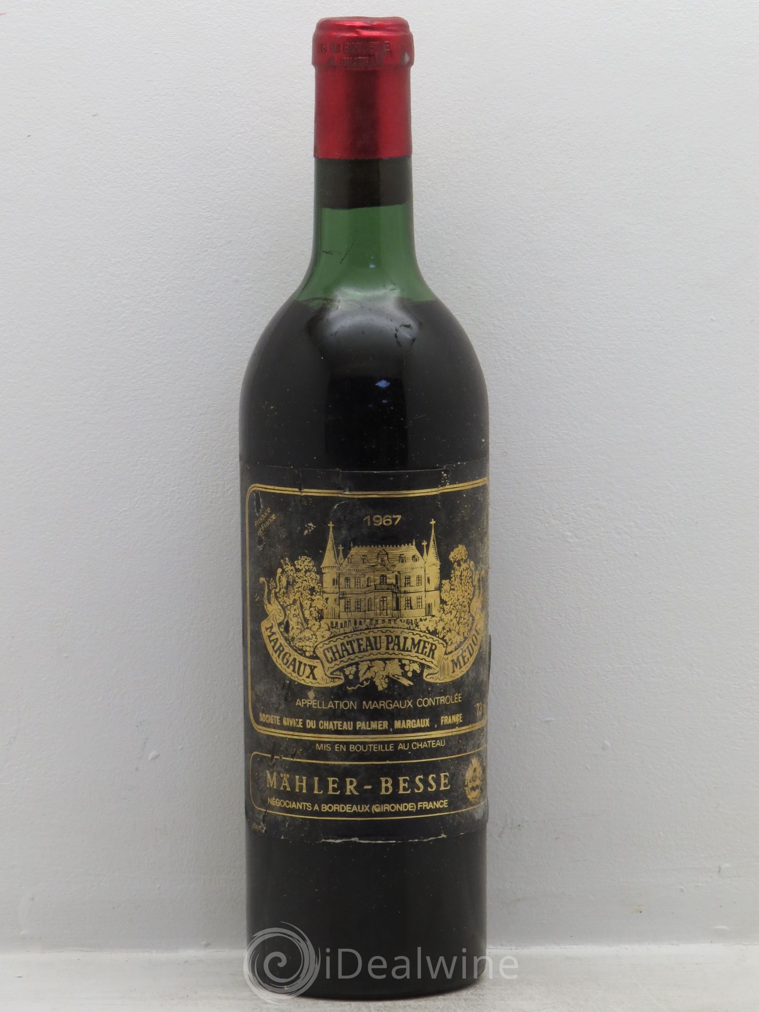 Château Palmer 3ème Grand Cru Classé 1967 - Lot de 1 bouteille - 0