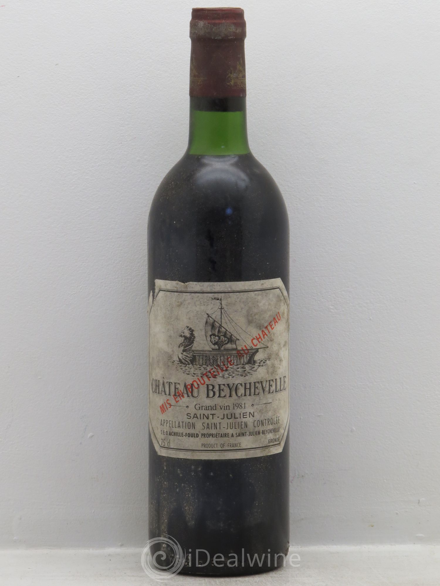 Château Beychevelle 4ème Grand Cru Classé 1981 - Lot de 1 bouteille - 0