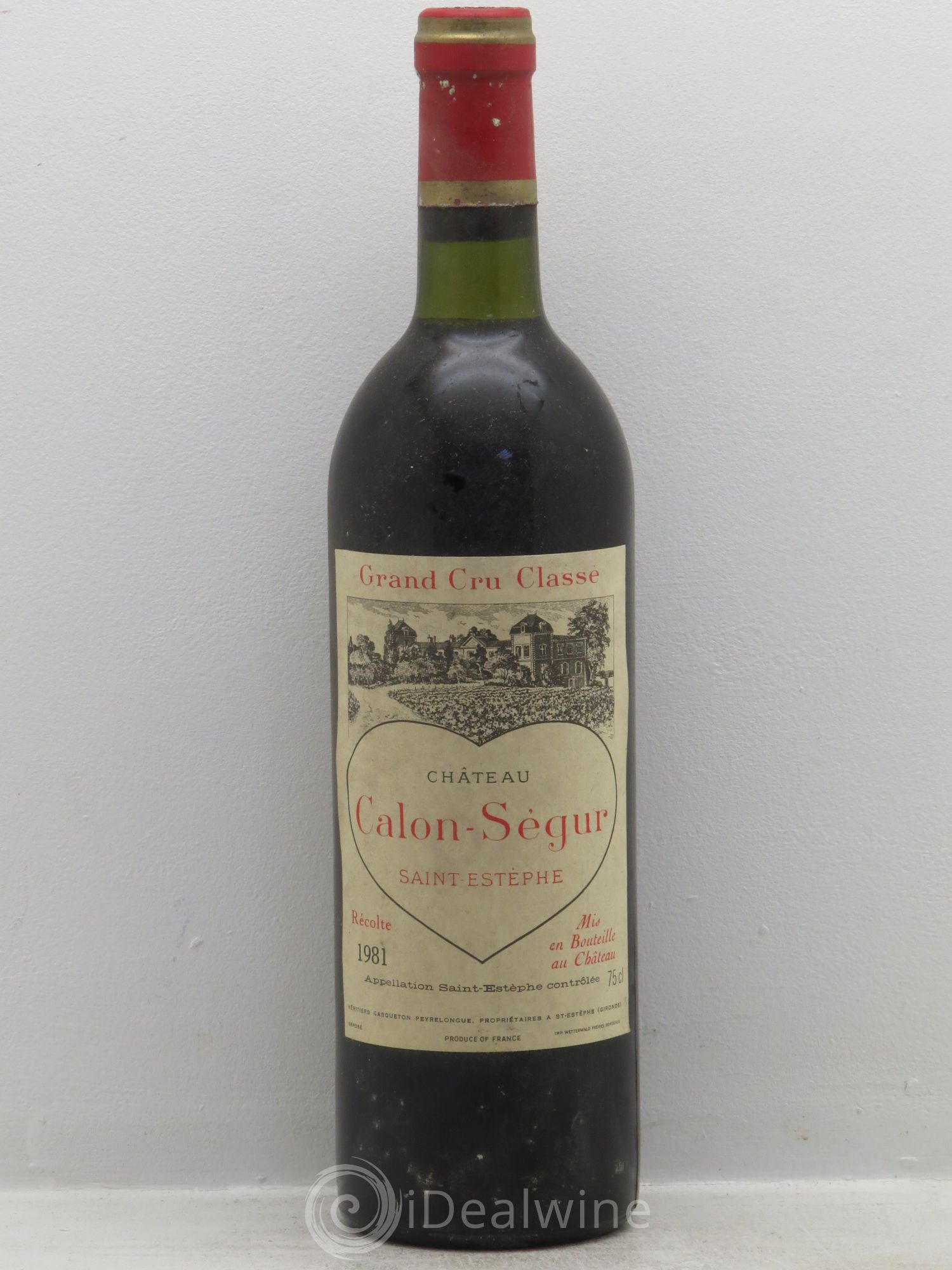 Château Calon Ségur 3ème Grand Cru Classé 1981 - Lot de 1 bouteille - 0