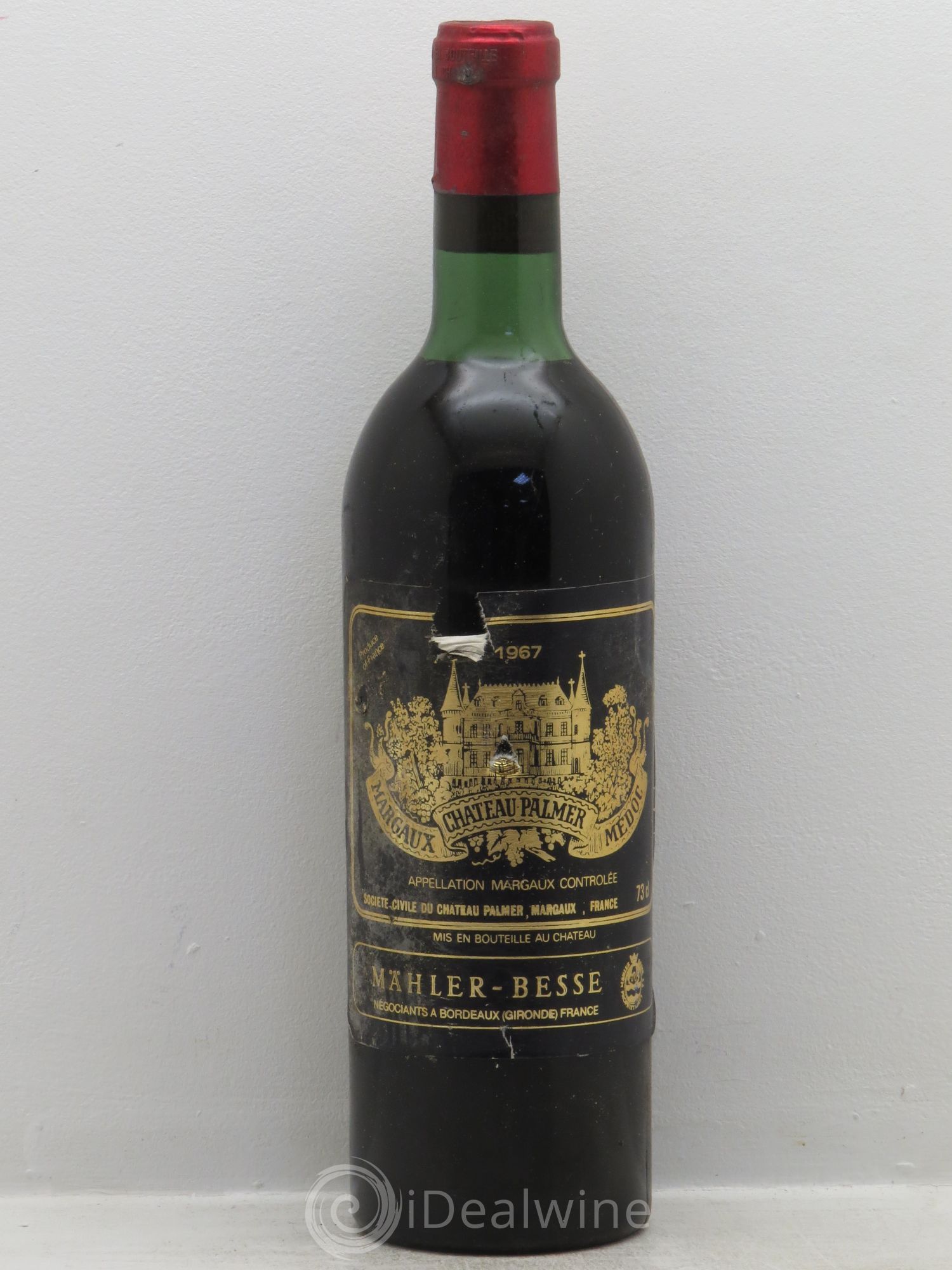 Château Palmer 3ème Grand Cru Classé 1967 - Lot de 1 bouteille - 0