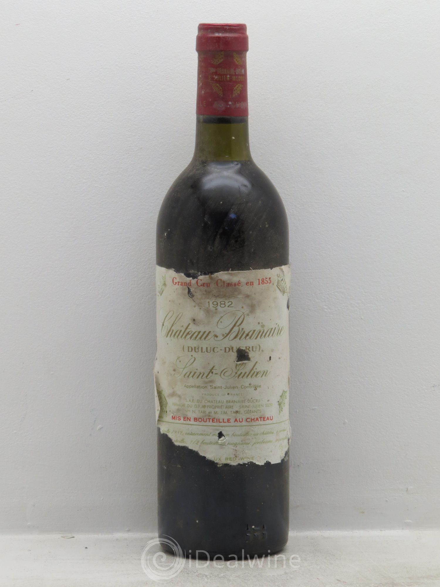 Château Branaire Ducru 4ème Grand Cru Classé 1982 - Lot de 1 bouteille - 0