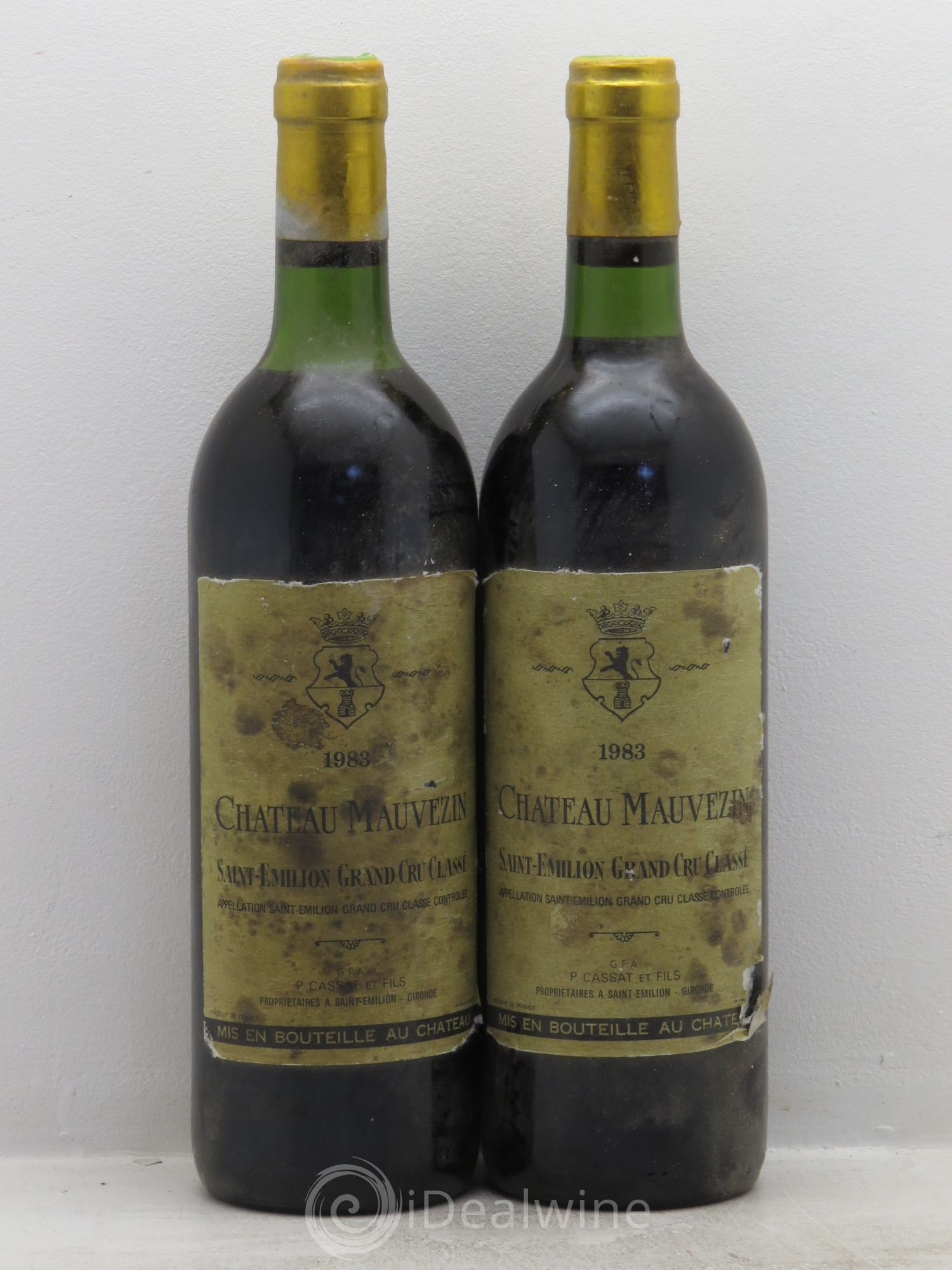 Château Mauvezin 1983 - Lot de 2 bouteilles - 0