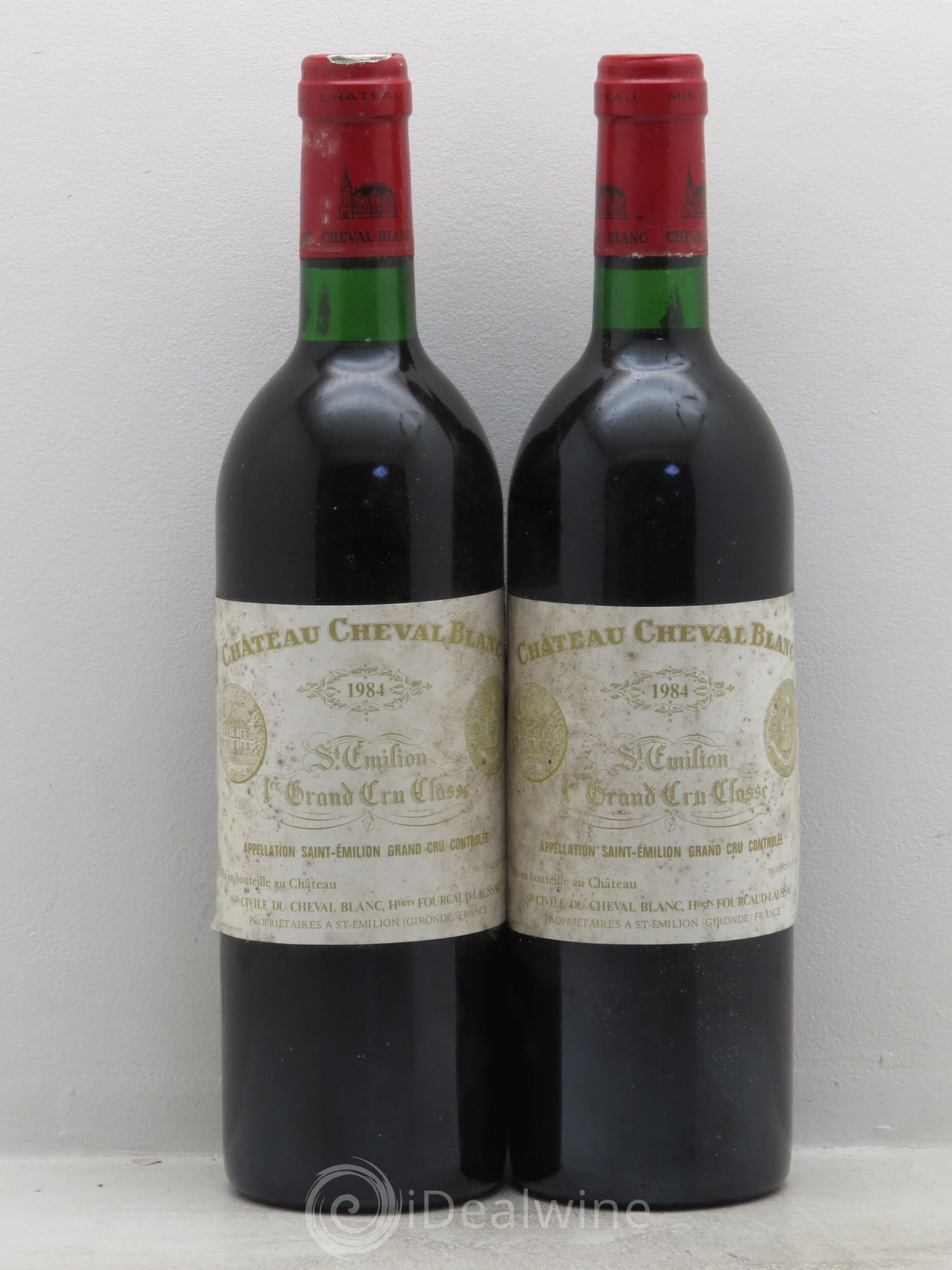 Château Cheval Blanc 1er Grand Cru Classé A 1984 - Lot de 2 bouteilles - 0