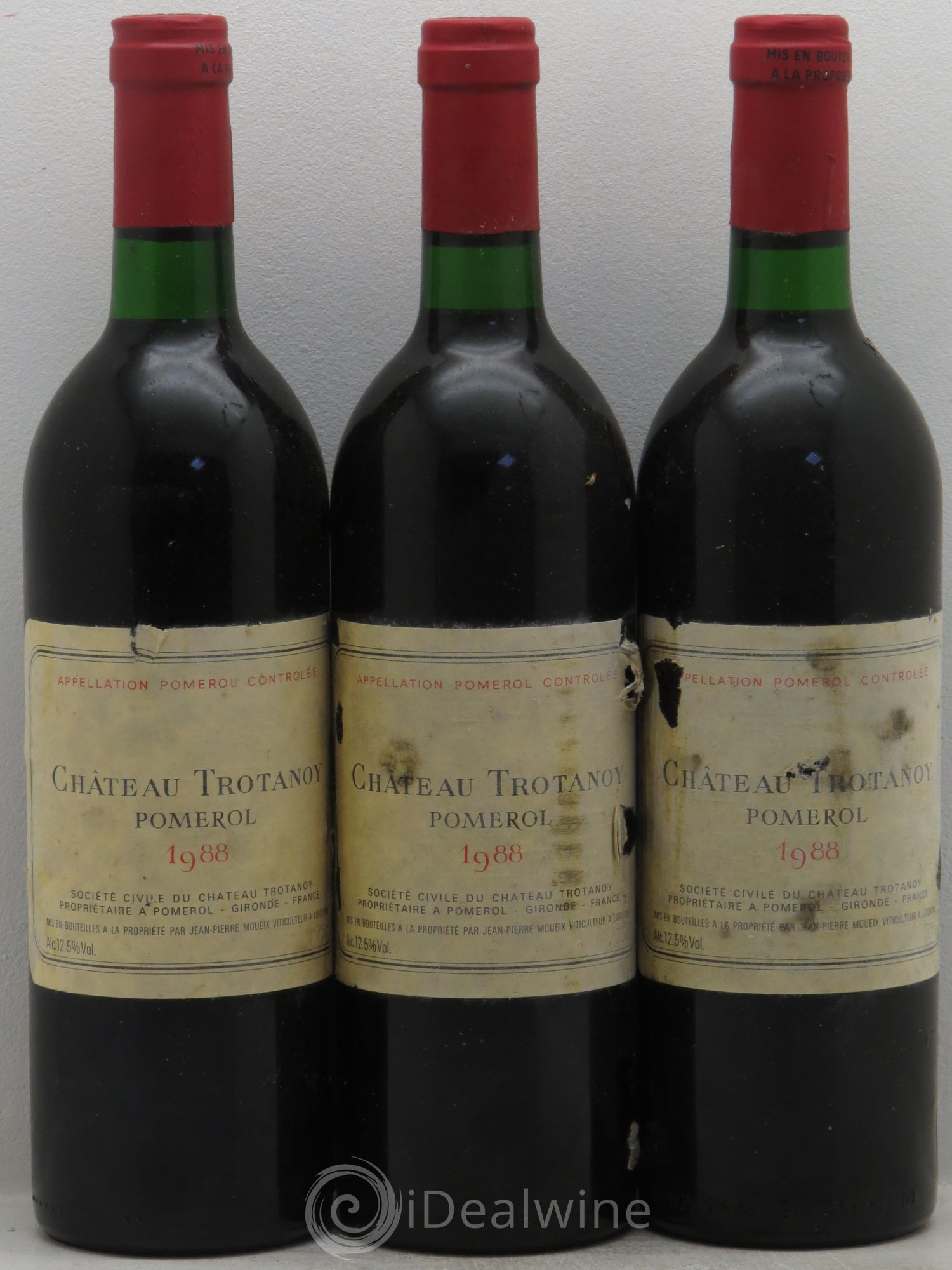 Château Trotanoy 1988 - Lot de 3 bouteilles - 0