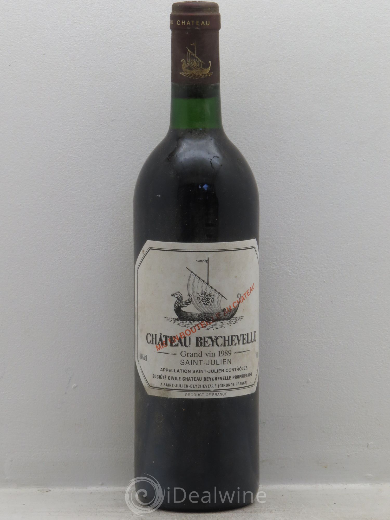 Château Beychevelle 4ème Grand Cru Classé 1989 - Lot de 1 bouteille - 0