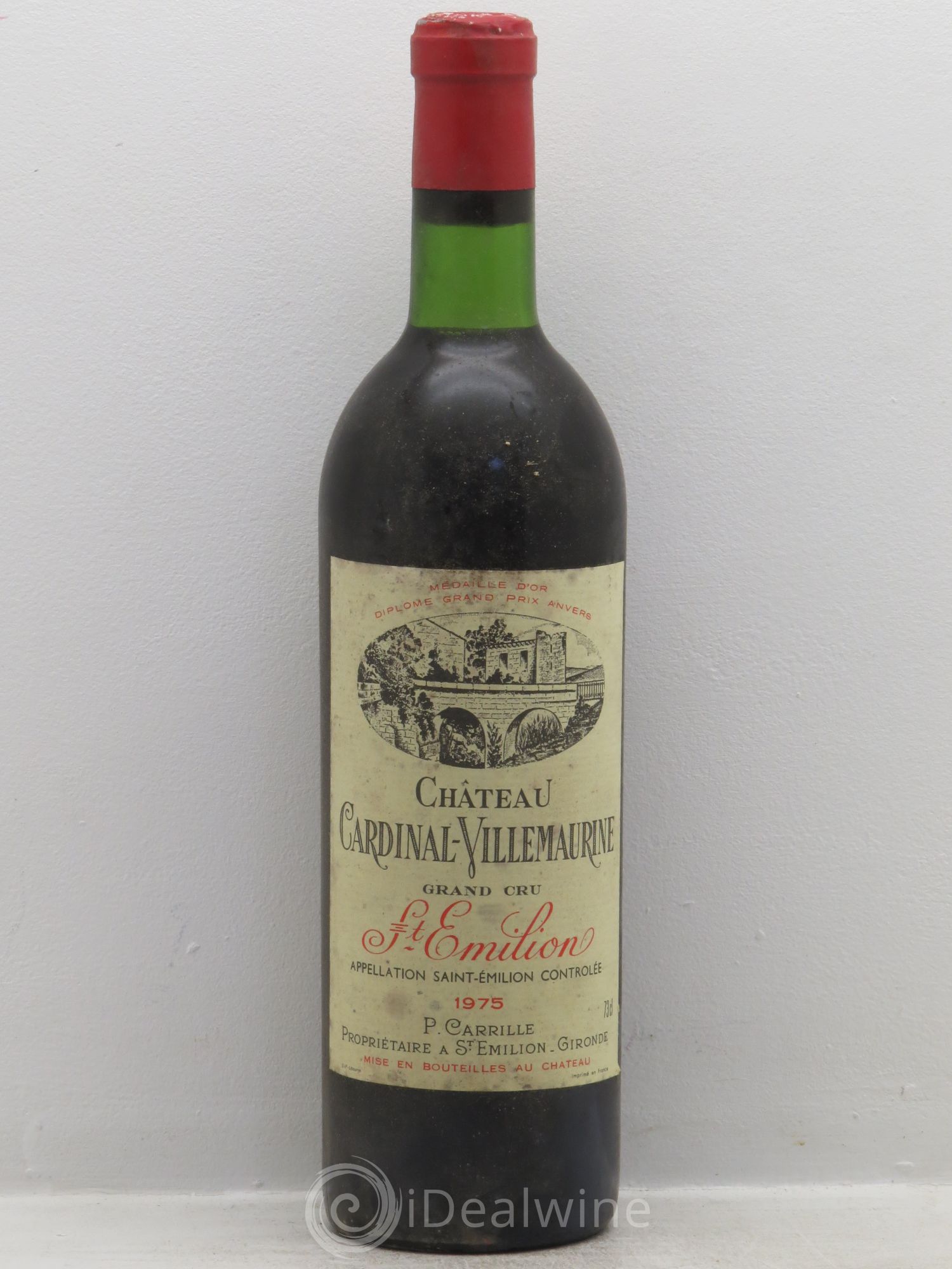 Saint-Émilion Château Cardinal Villemaurine 1975 - Lot de 1 bouteille - 0