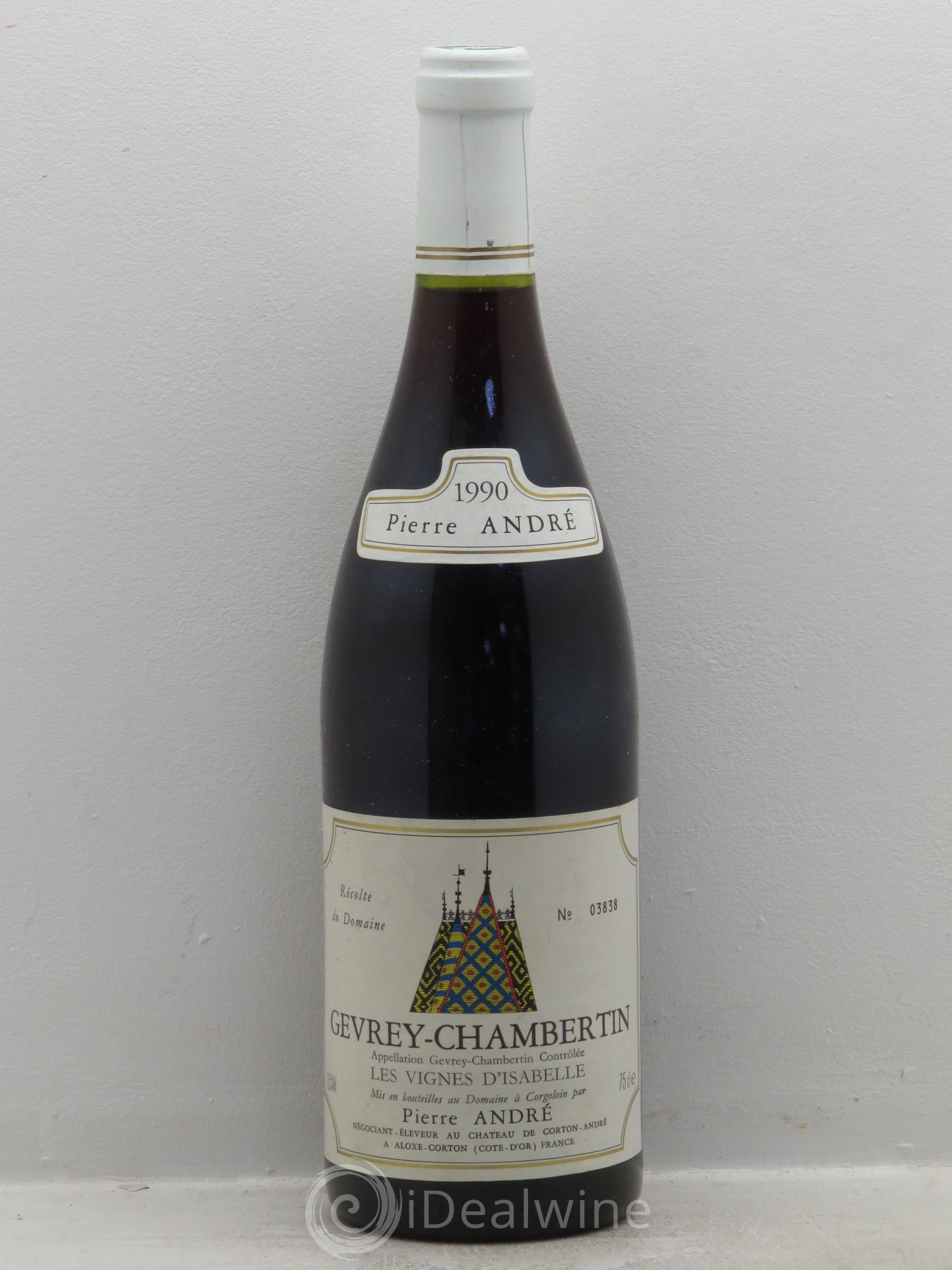 Gevrey-Chambertin Les Vignes d'Isabelle - Pierre André 1990 - Posten von 1 Flasche - 0
