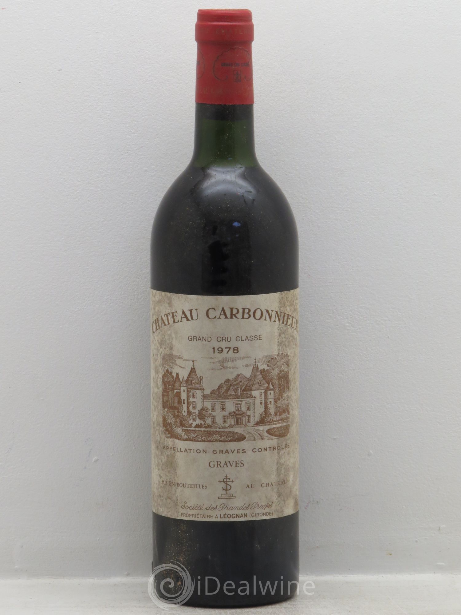 Château Carbonnieux Cru Classé de Graves 1978 - Lot de 1 bouteille - 0