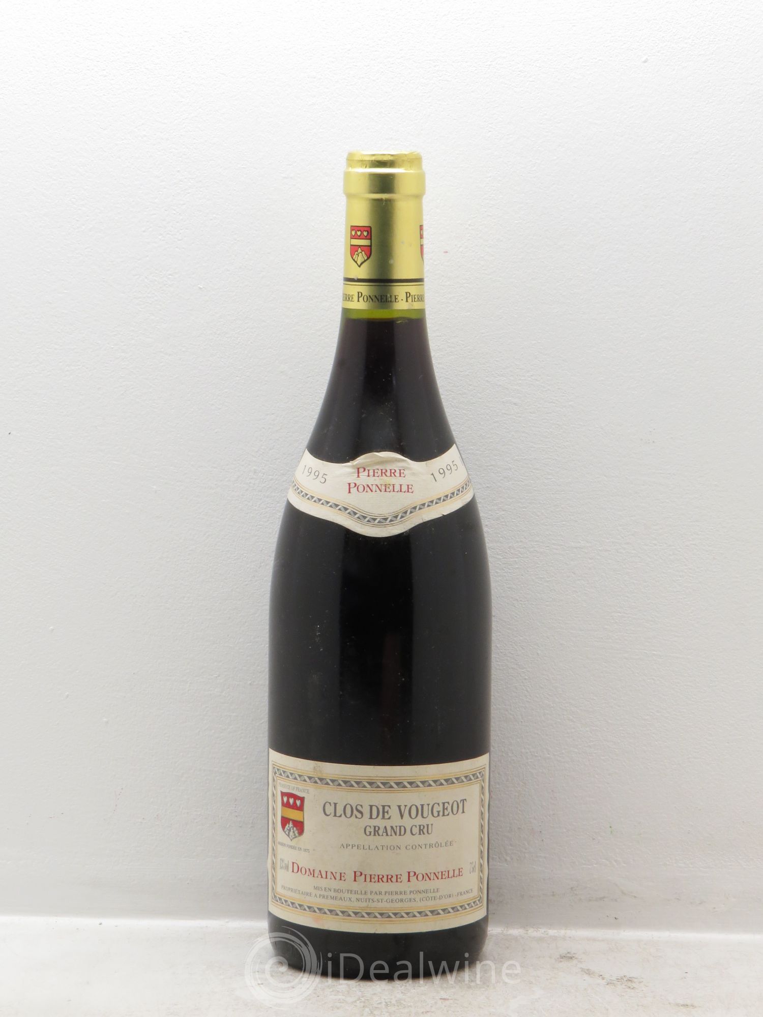 Clos de Vougeot Grand Cru Pierre Ponnelle (sans prix de réserve) 1995 - Posten von 1 Flasche - 0