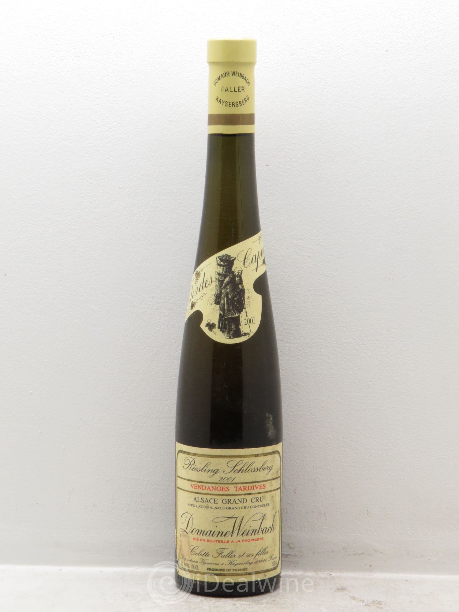 Alsace Riesling Vendanges Tardives Grand Cru Schlossberg Weinbach (Domaine) Clos des Capucins 2001 - Lotto di 1 bottiglia - 0