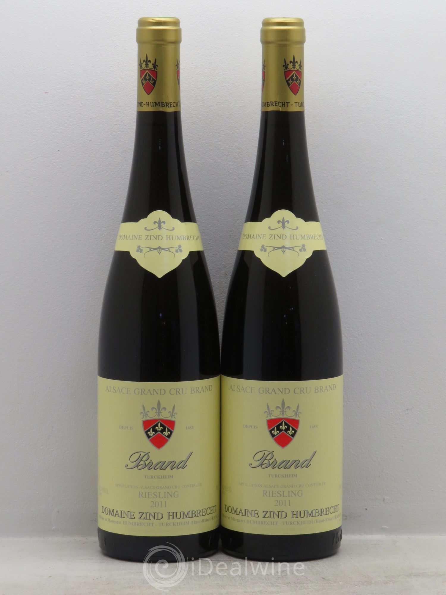 Alsace Riesling Grand Cru Brand Zind-Humbrecht (Domaine) 2011 - Posten von 2 Flaschen - 0