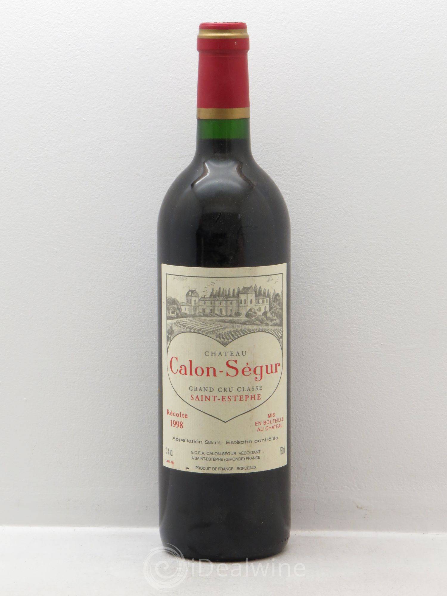 Château Calon Ségur 3ème Grand Cru Classé 1998 - Lot de 6 bouteilles - 0
