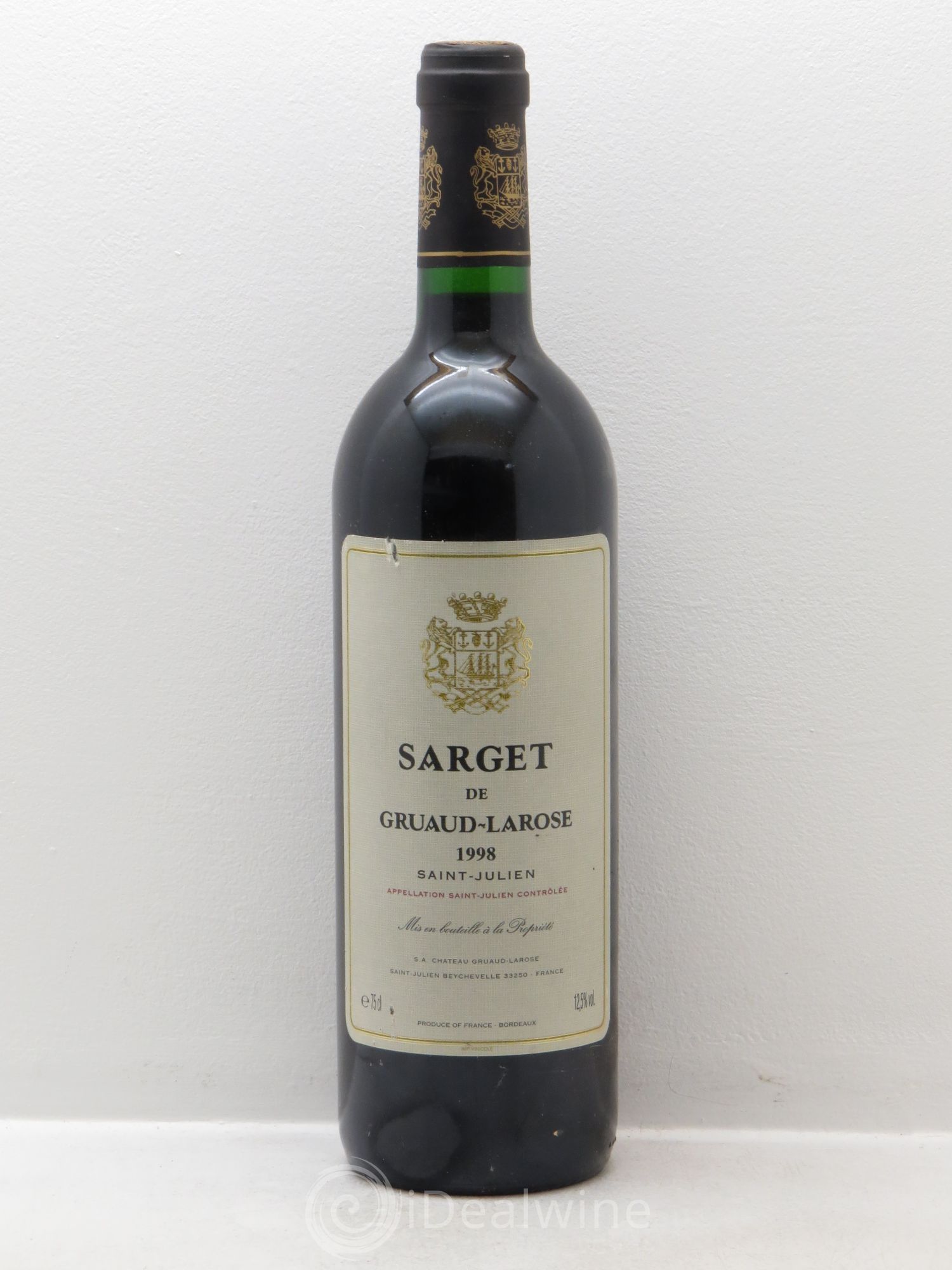 Sarget de Gruaud Larose Second Vin 1998 - Lot de 6 bouteilles - 0
