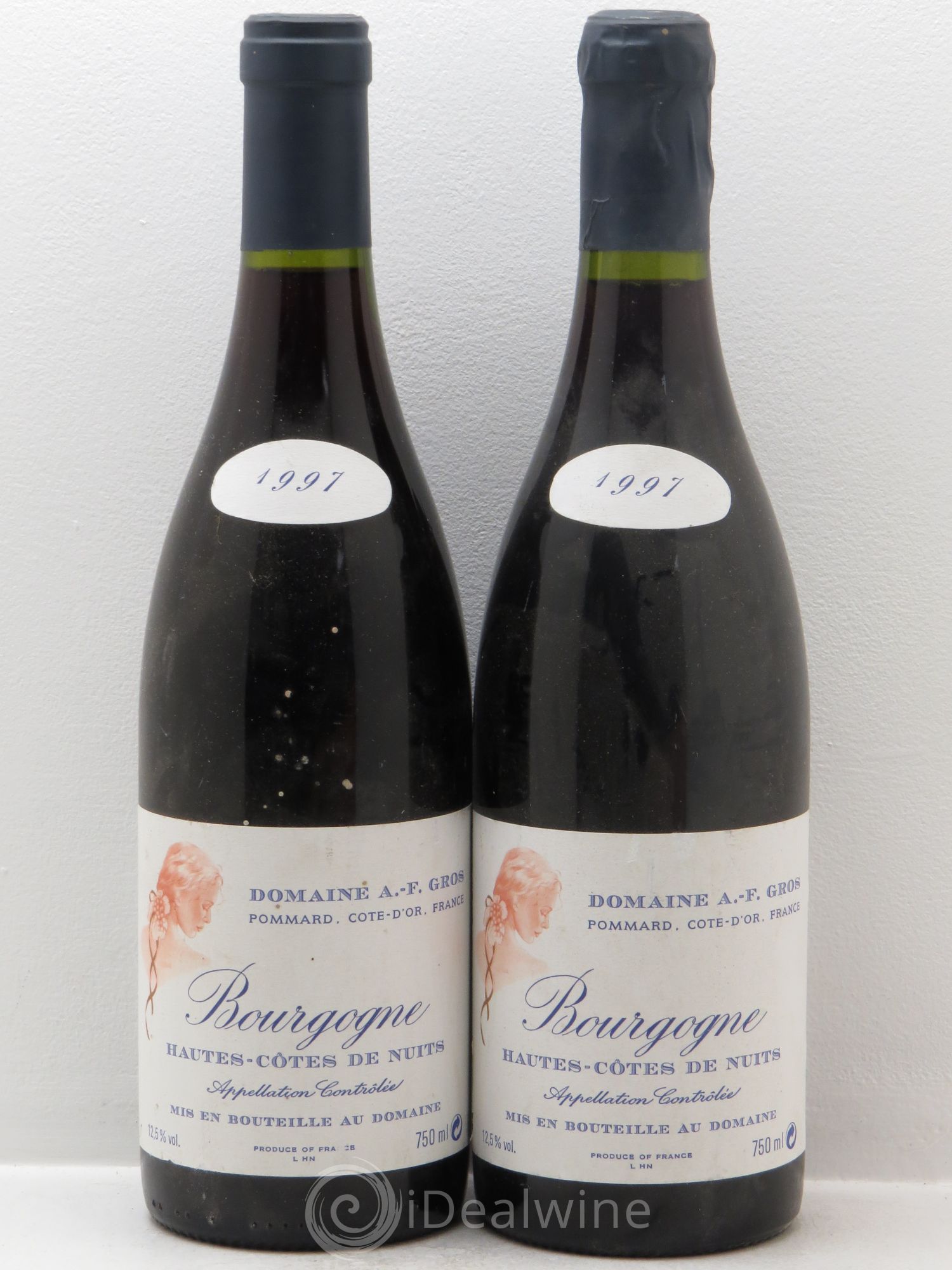 Hautes-Côtes de Nuits A.-F. Gros 1997 - Lot de 2 bouteilles - 0
